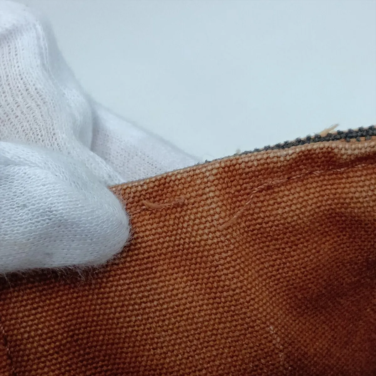 Saxo MM Canvas Brown Silver Hardware — view 15