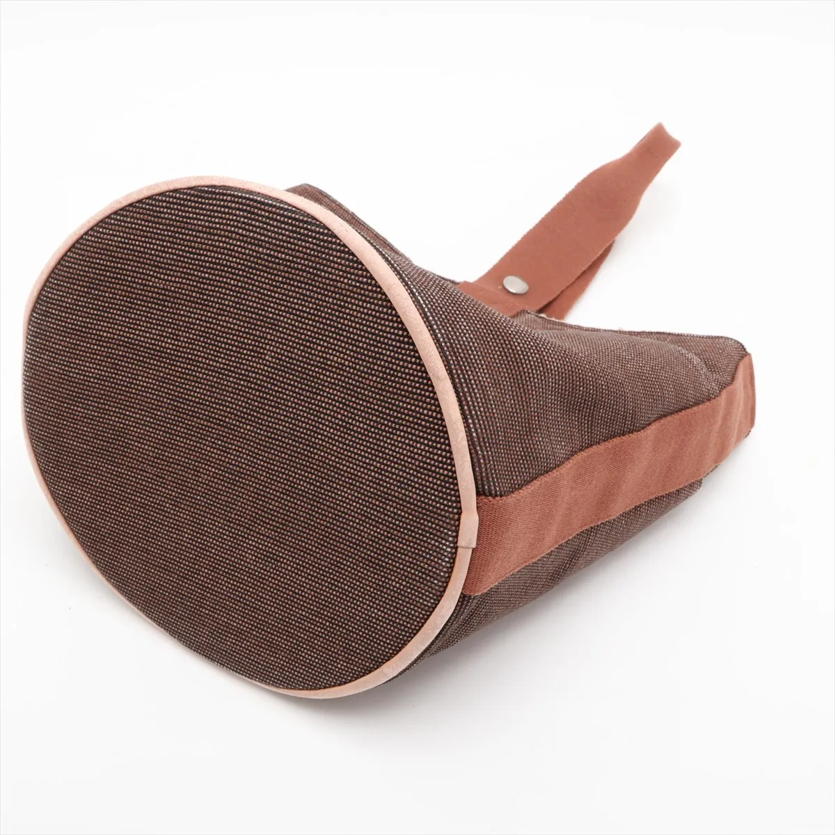 Saxo MM Canvas Brown Silver Hardware — view 3
