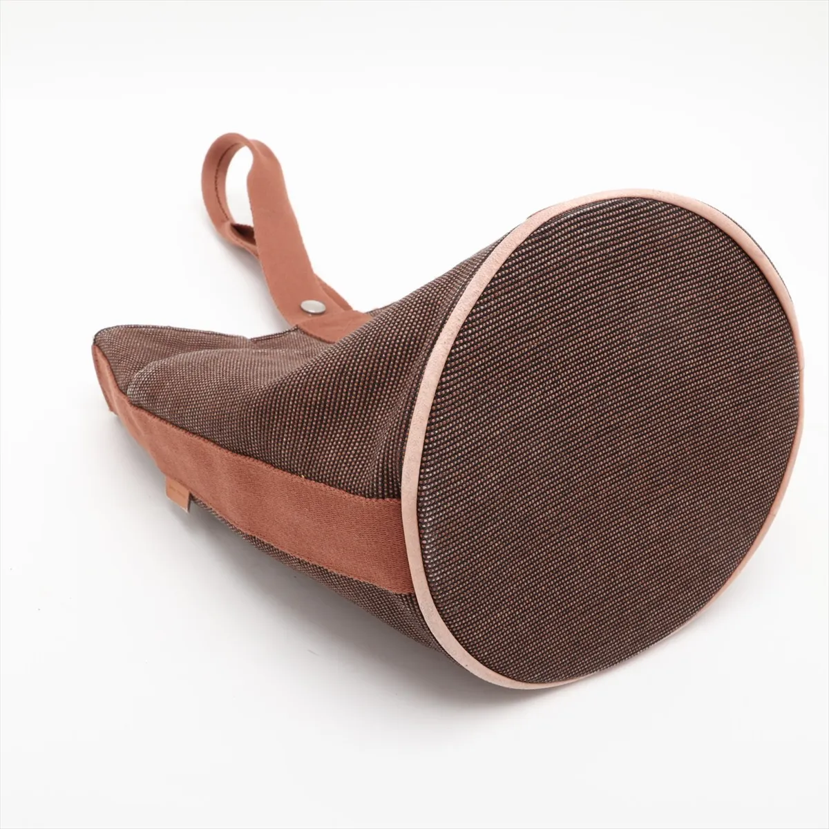 Saxo MM Canvas Brown Silver Hardware — view 4