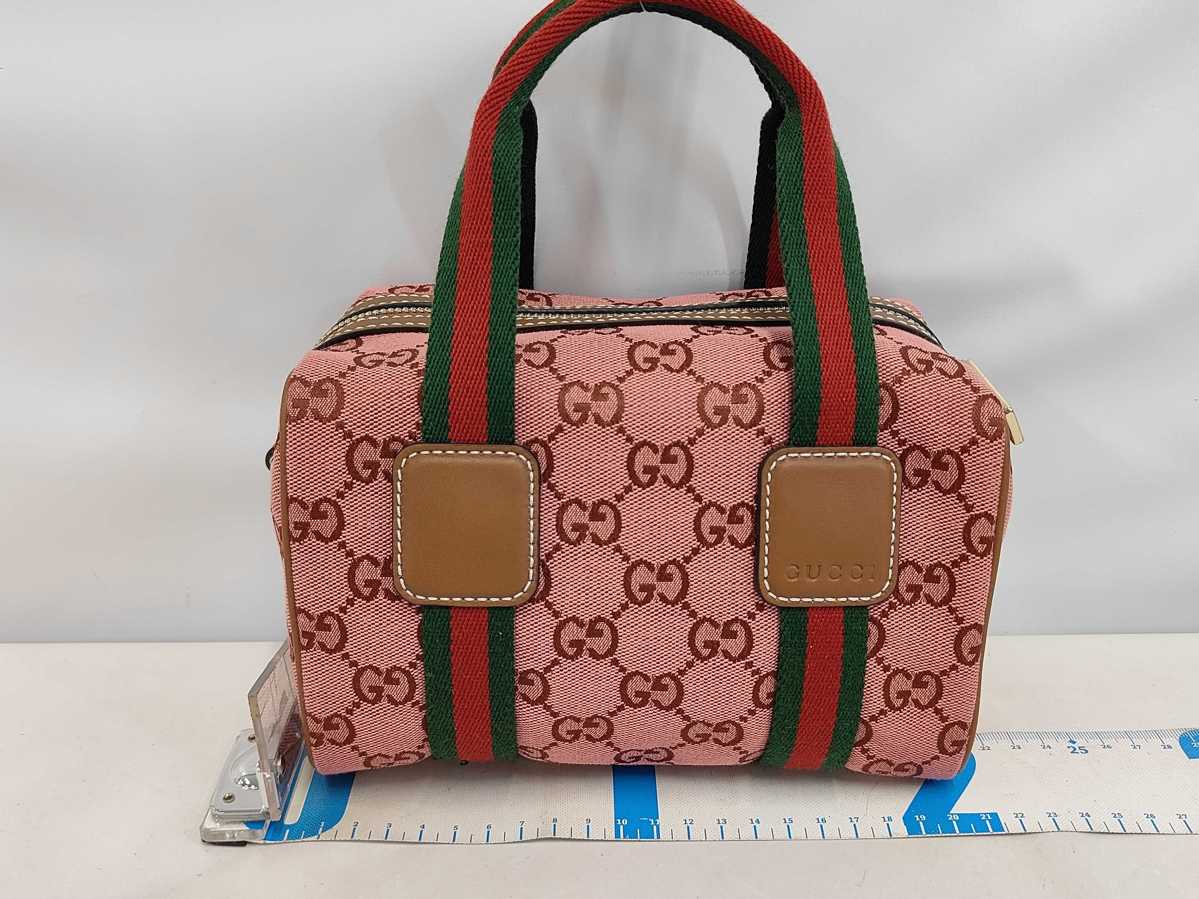 Unused 2-way Boston Bag GG Canvas Boston Bag — view 2