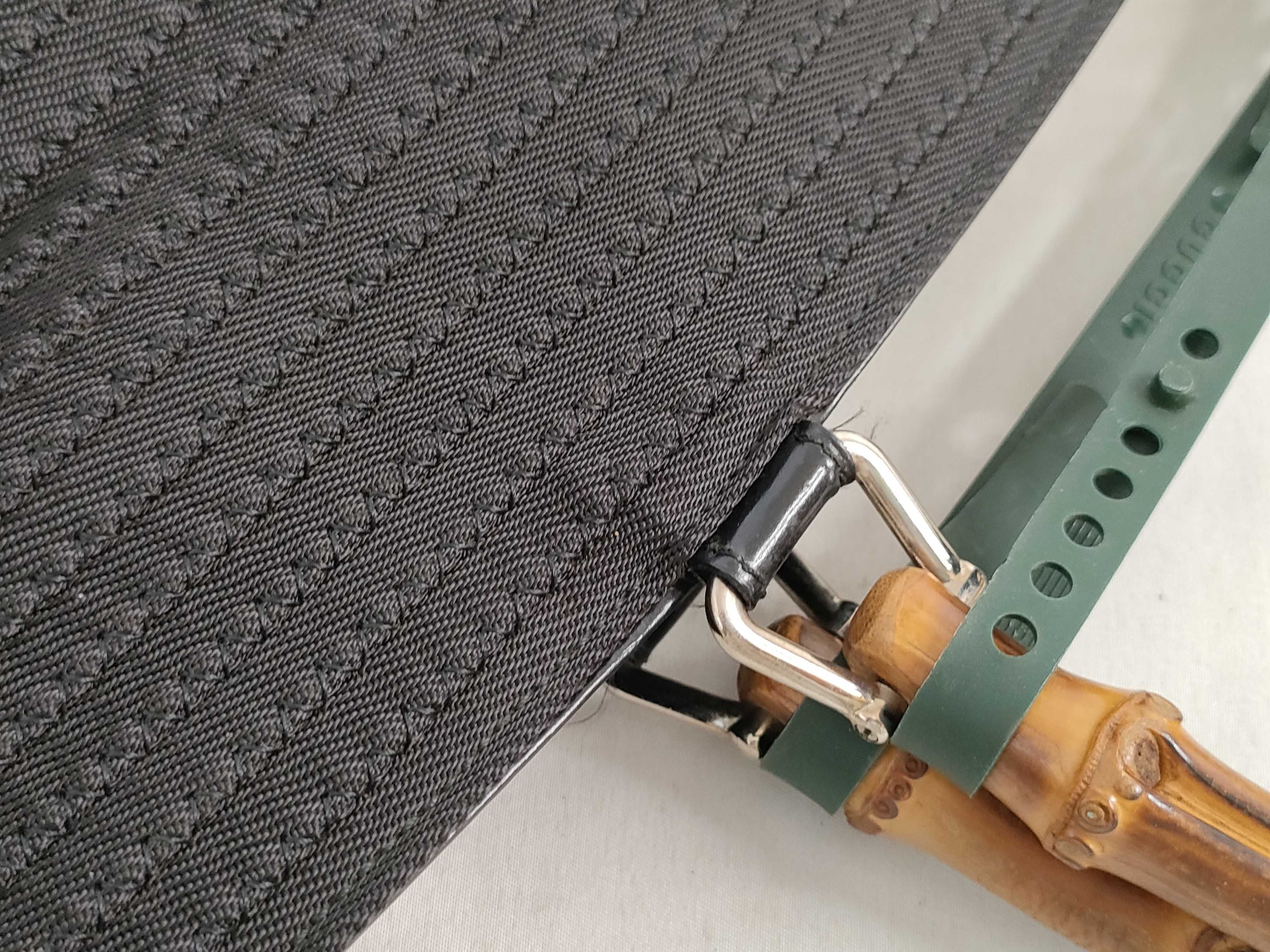 Bamboo Handbag, Black — view 5
