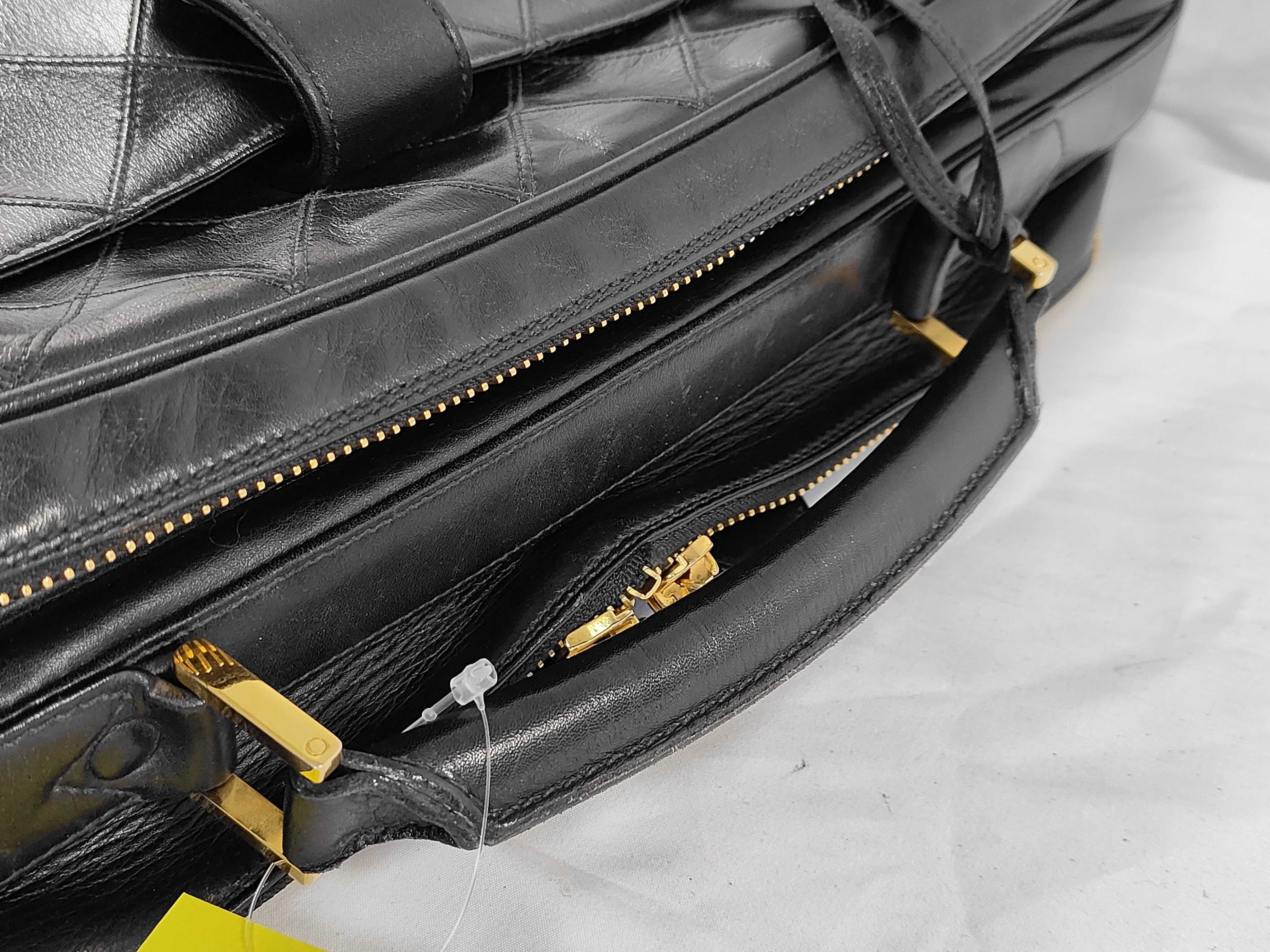 Lambskin Bicolore Business Bag — view 3