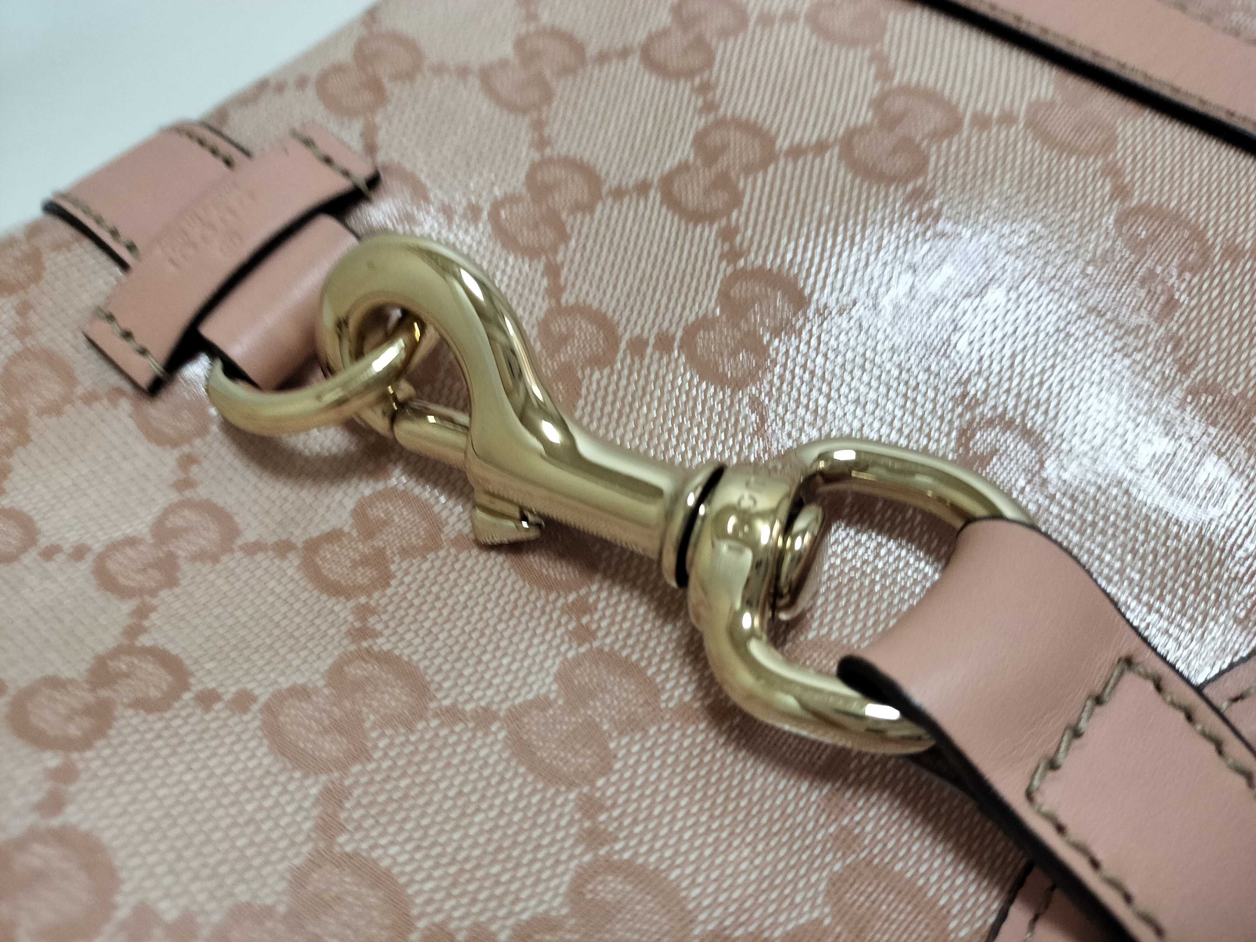 Jackie Gucci GG Jackie Pink Shoulder Handbag Shoulder Bag — view 12