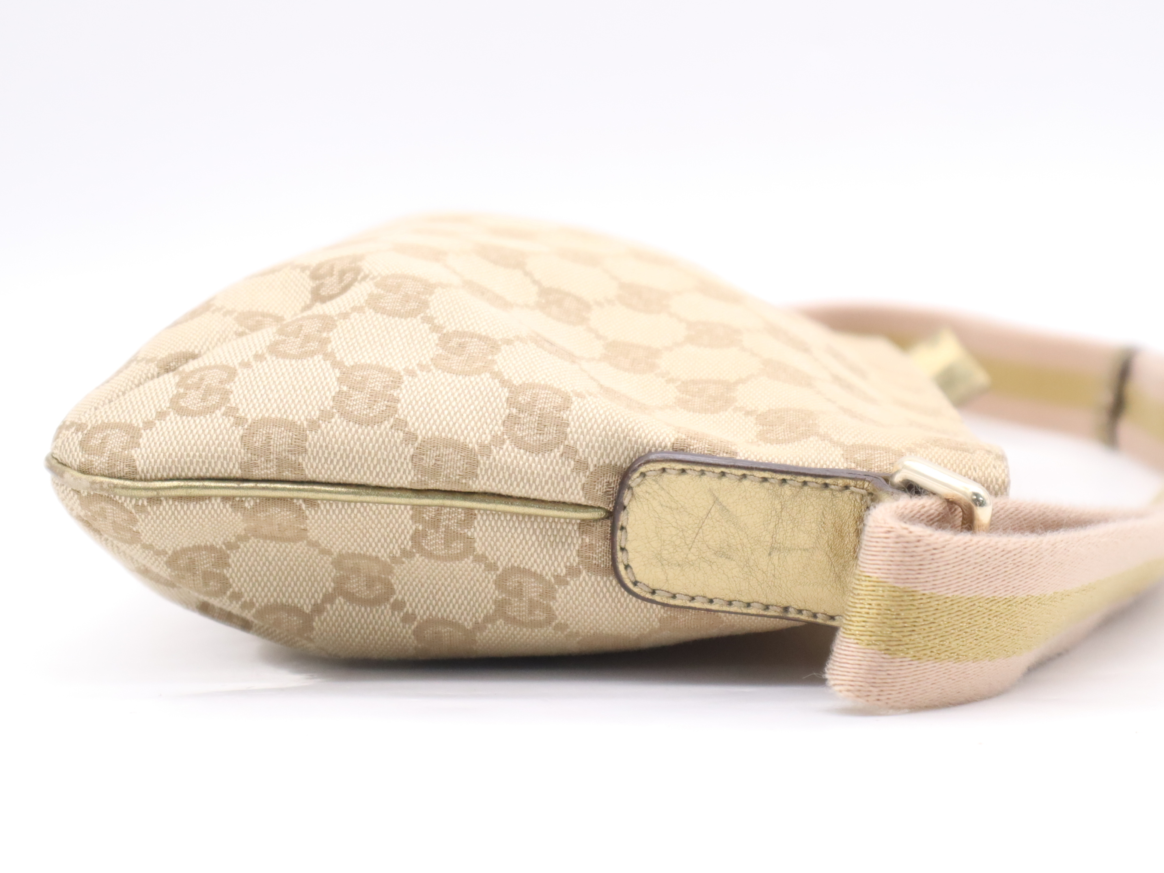 189749GG Canvas Shoulder Bag Gold Beige Shoulder Bag — view 5