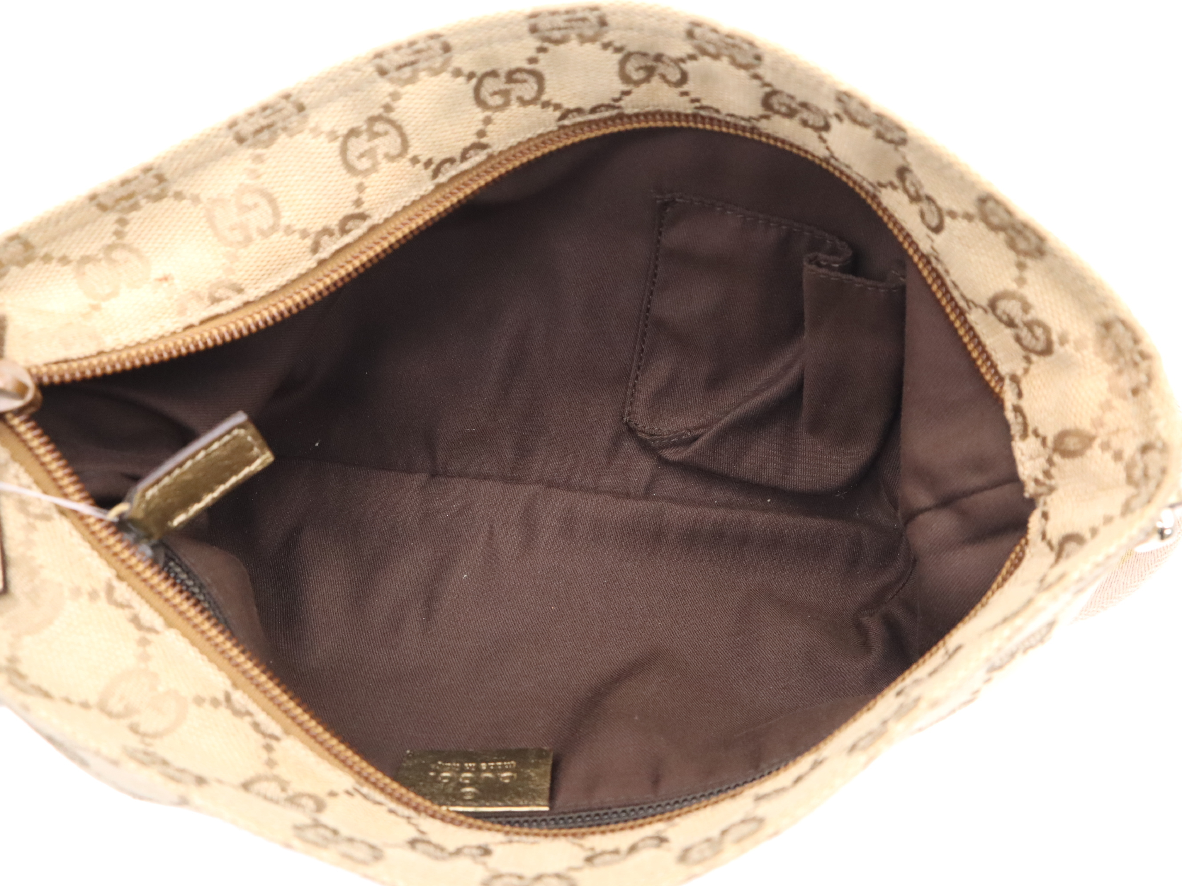 189749GG Canvas Shoulder Bag Gold Beige Shoulder Bag — view 10