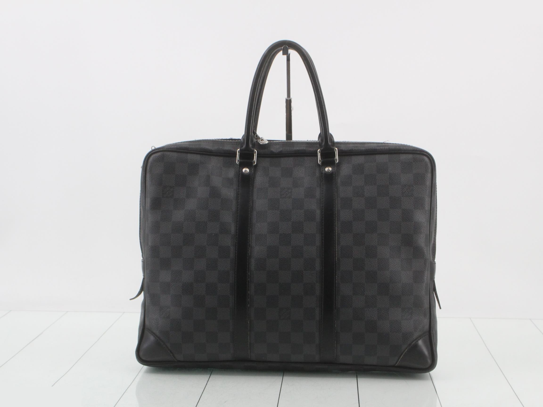 Damier Graphite Porte Documents Voyage Business Bag — view 2