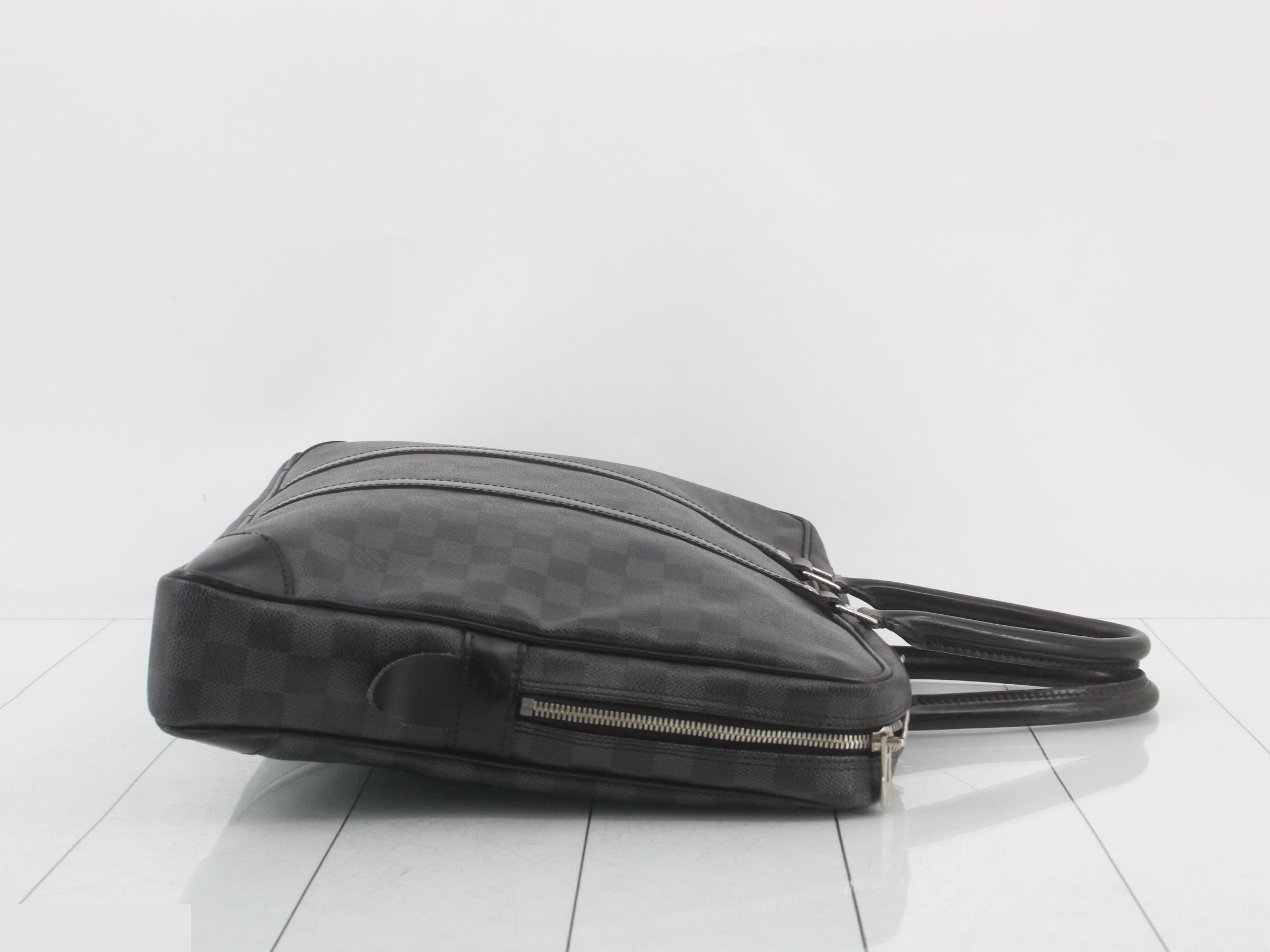Damier Graphite Porte Documents Voyage Business Bag — view 3