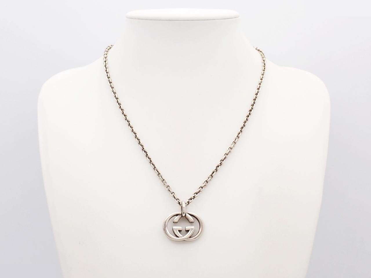 Interlocking G Necklace, AG925/26.2g, Chain approx. 52cm — view 3