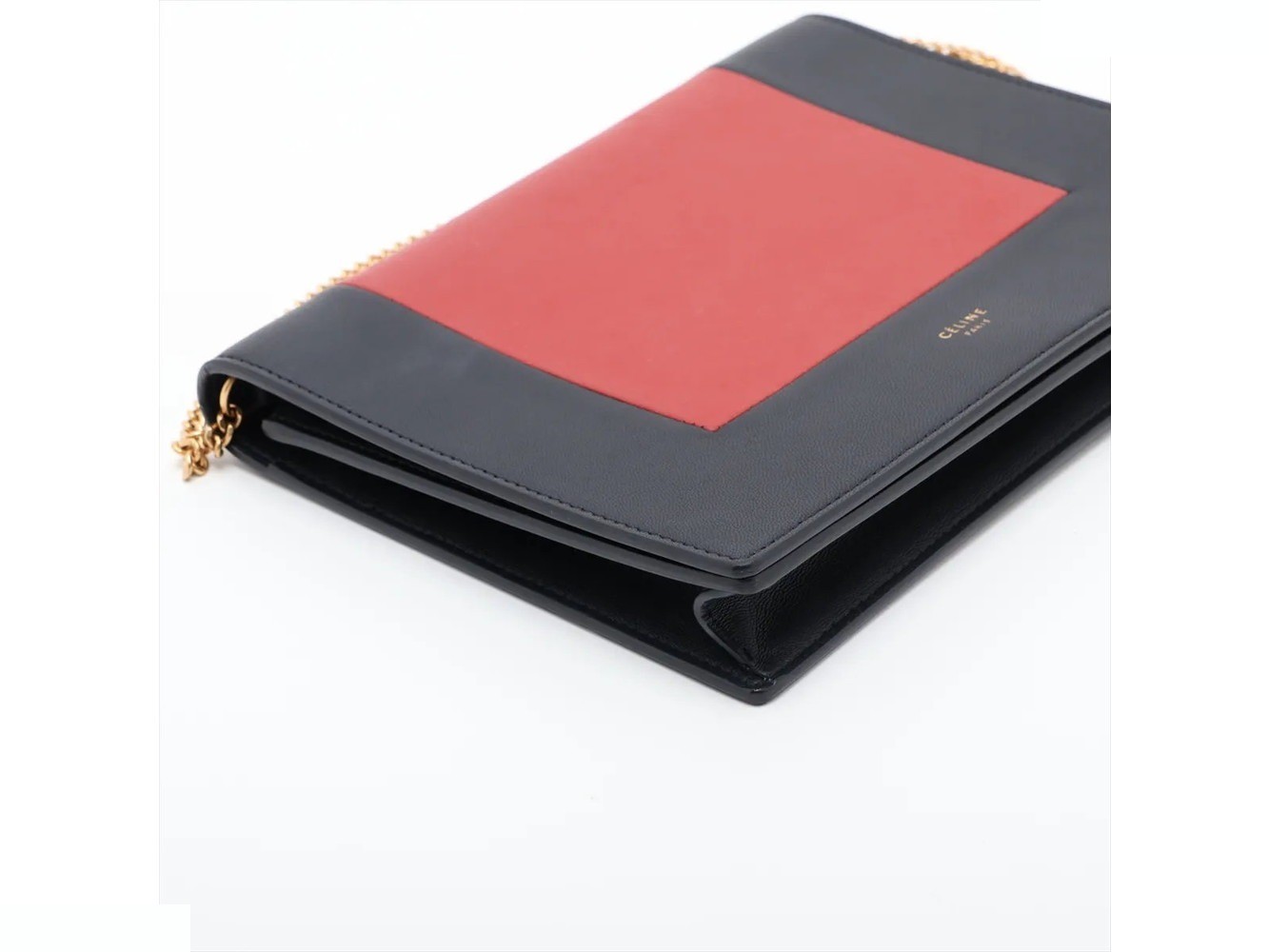 Frame Evening Leather Chain Shoulder Bag — view 4