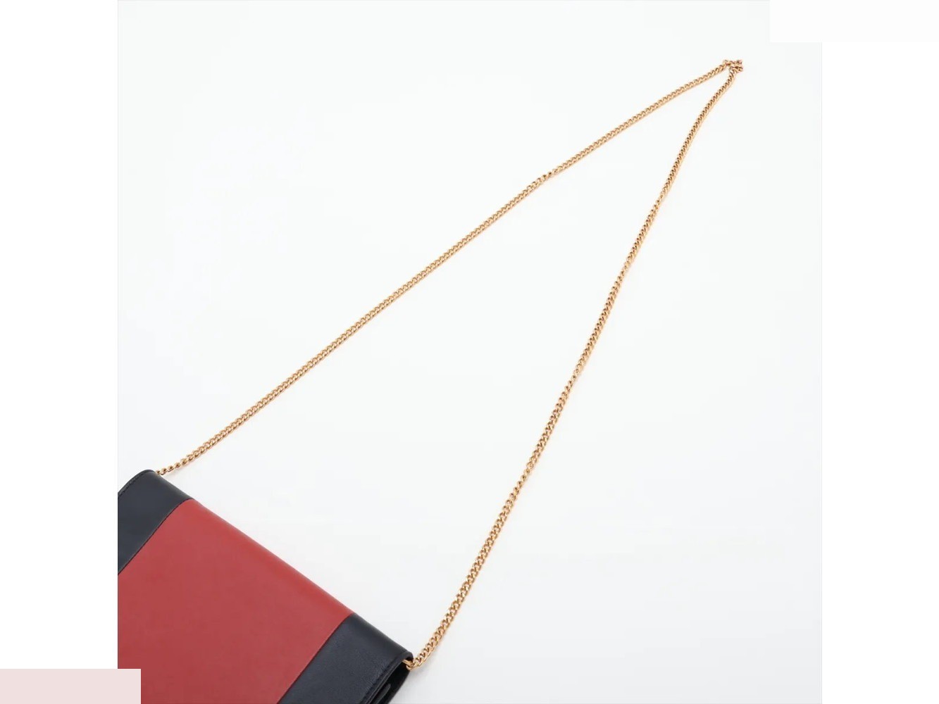 Frame Evening Leather Chain Shoulder Bag — view 5