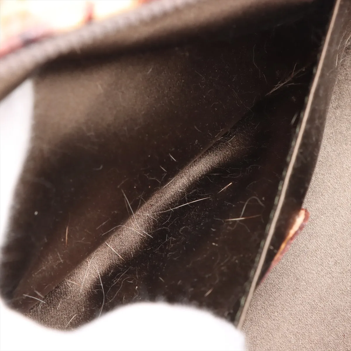 fur shoulder bag beige — view 8