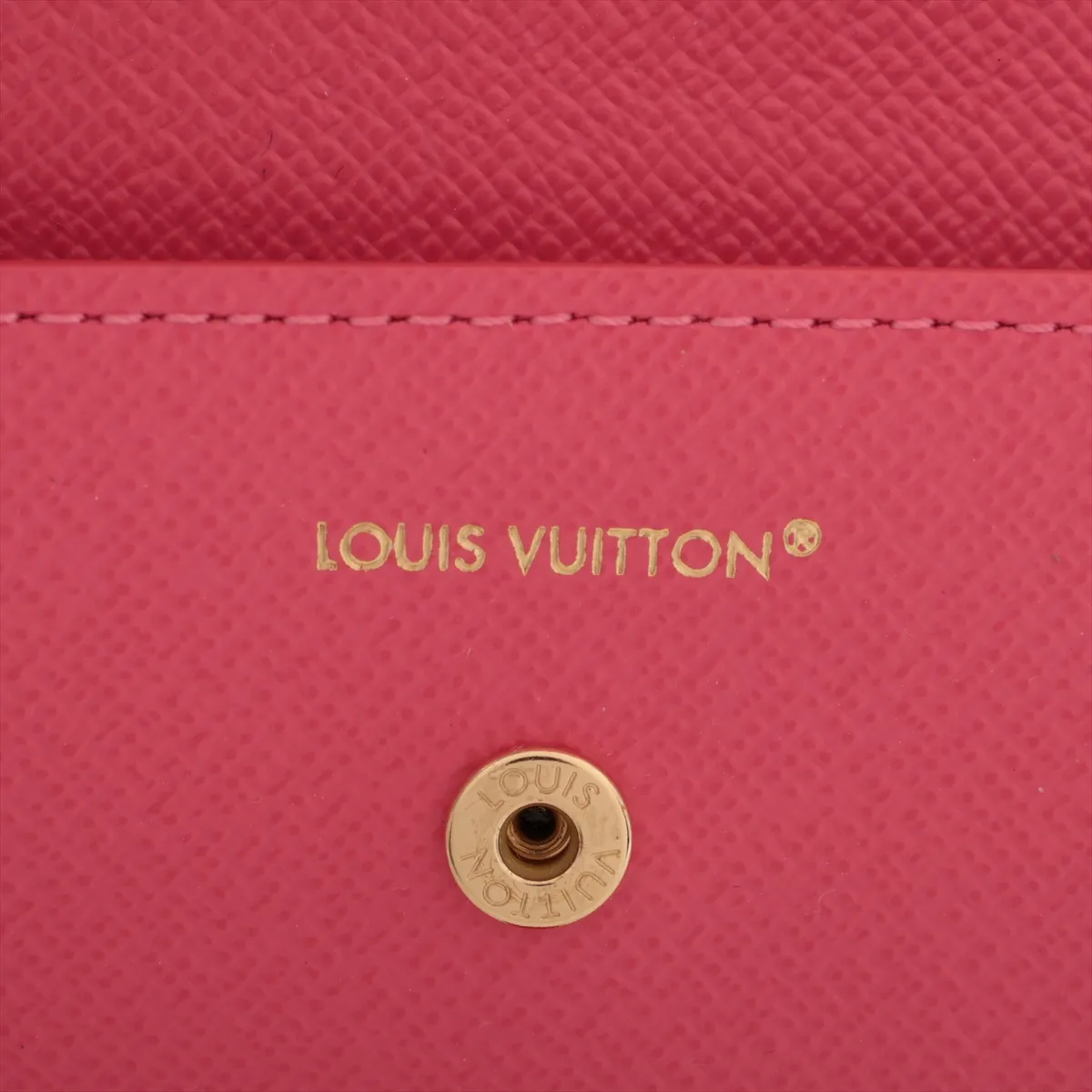 Monogram Canvas Pocket Wallet with LV Charm, M27680, Pink, Compact Wallet, RFID Activated. — view 7