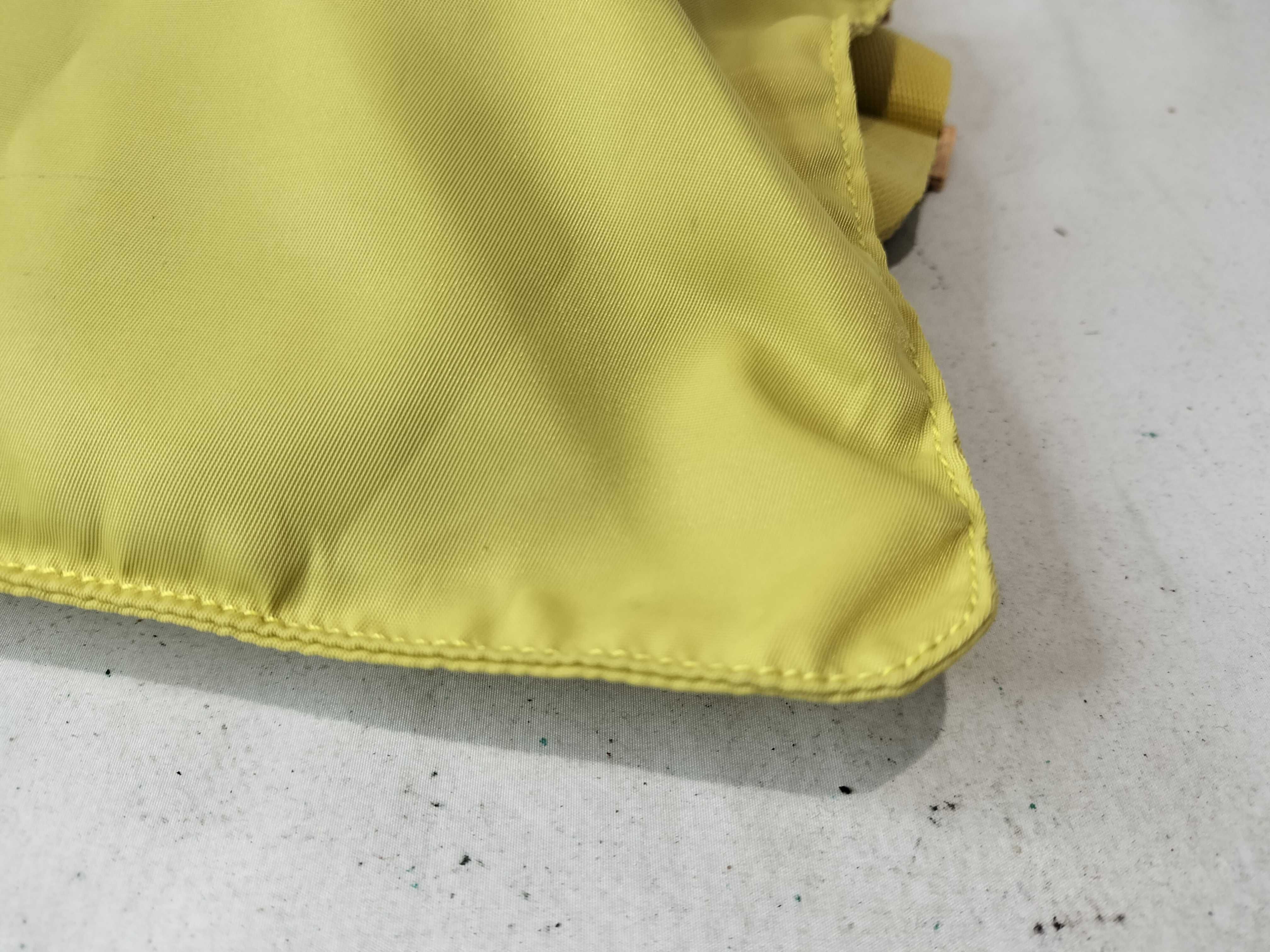 Nylon Shoulder Bag, Yellow — view 7