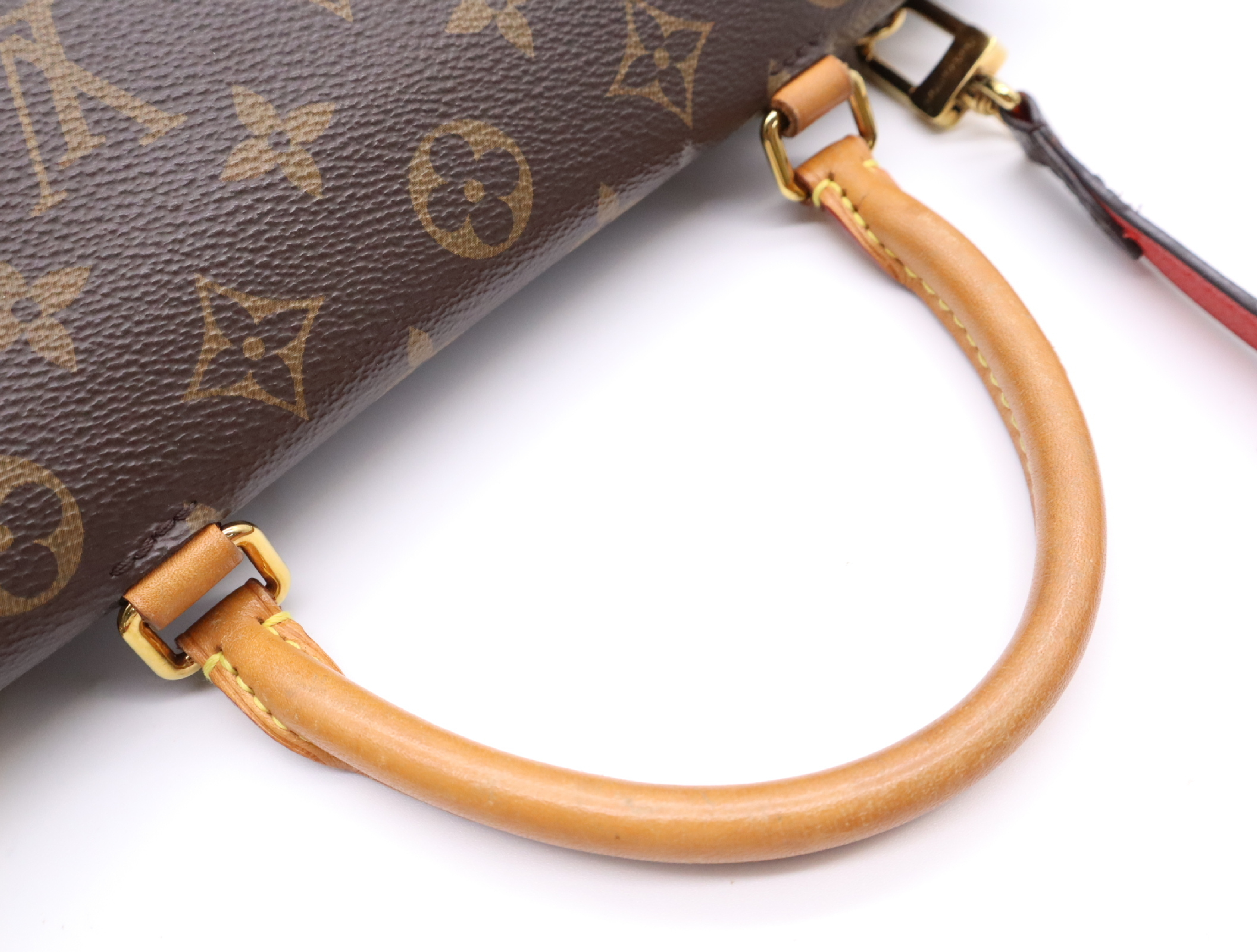 M44286 Monogram Marignan Coquelicot Handbag with Shoulder Strap — view 13