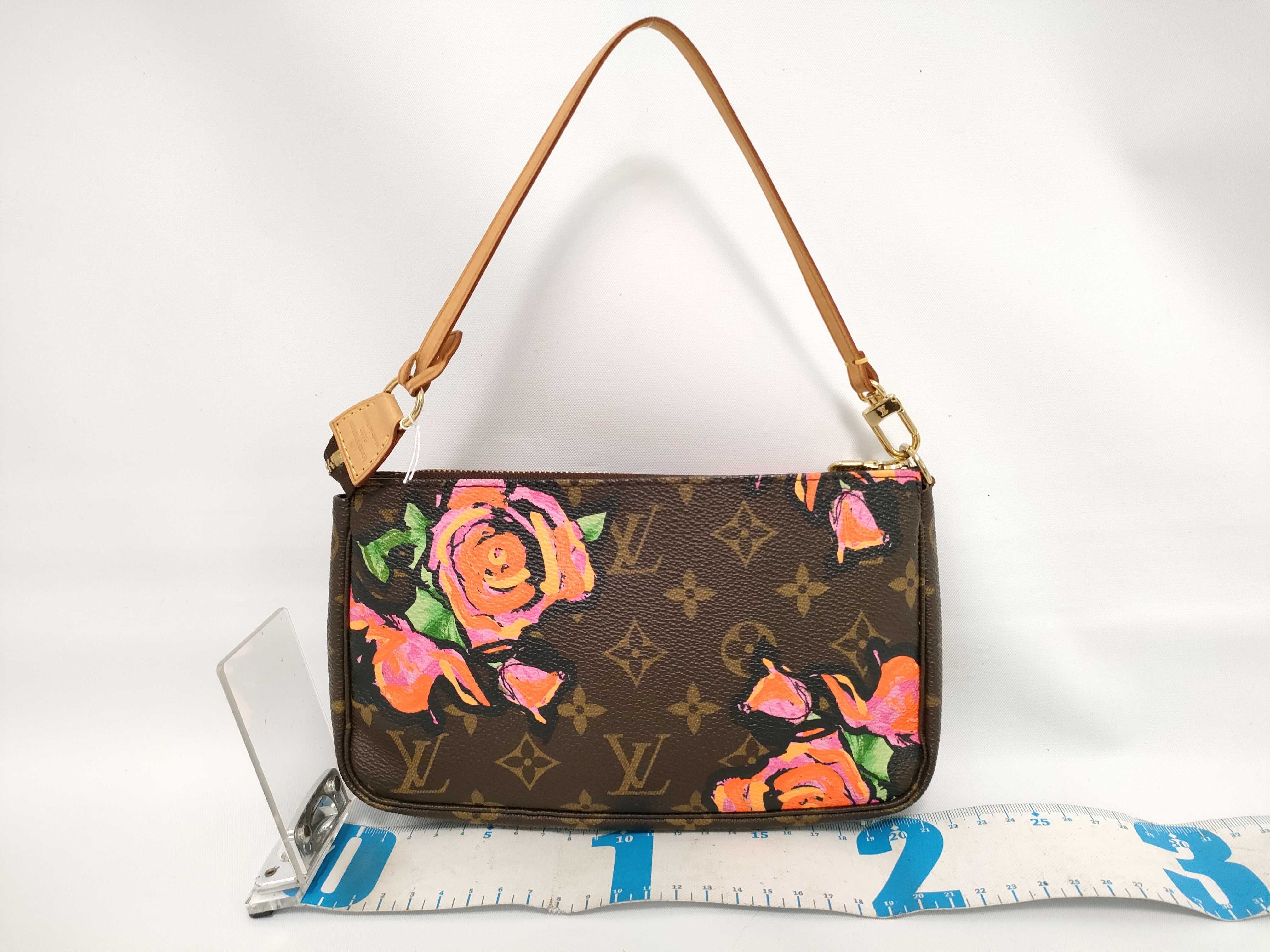 Monogram Vuitton Accessory Rose Pouch — view 2