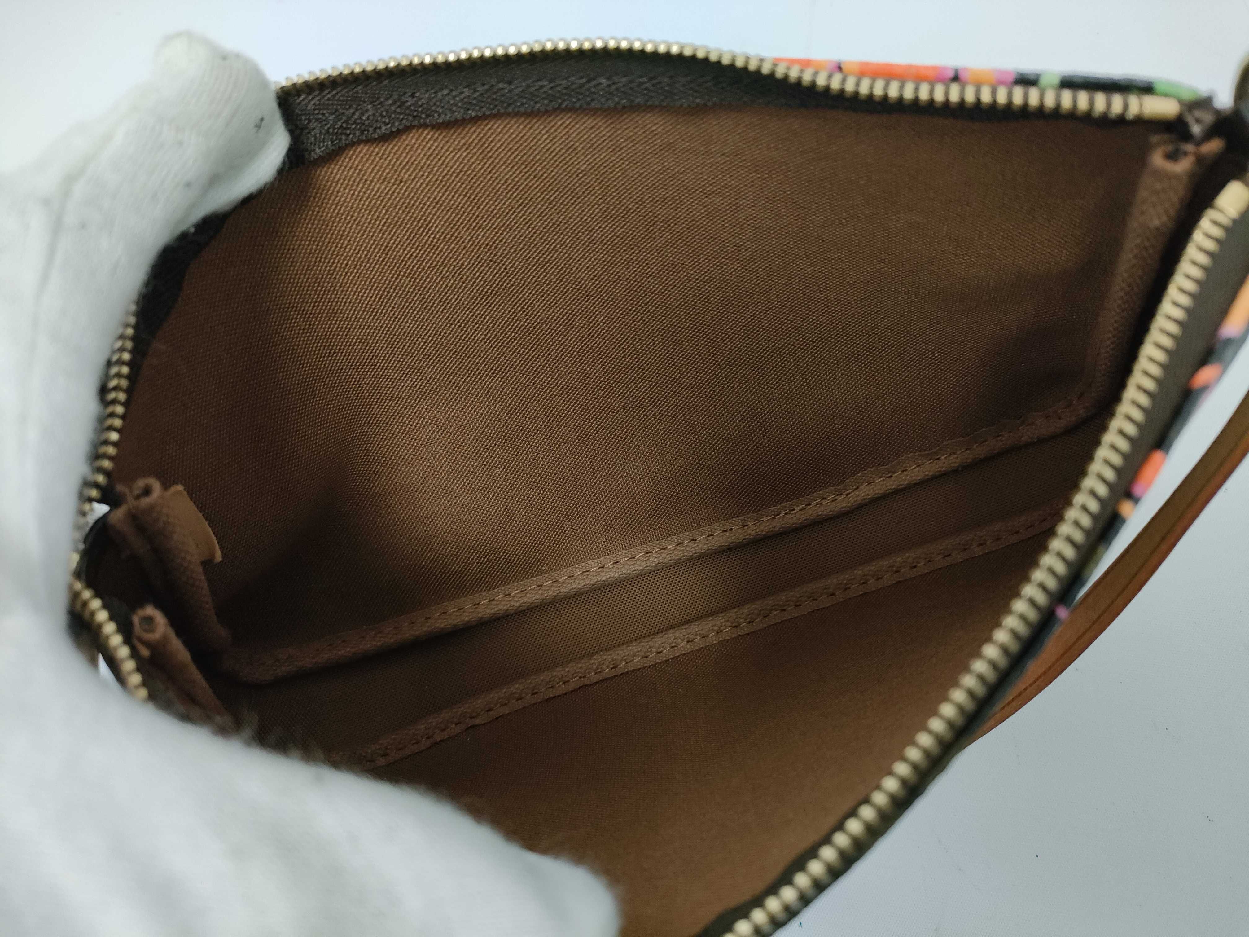 Monogram Vuitton Accessory Rose Pouch — view 12