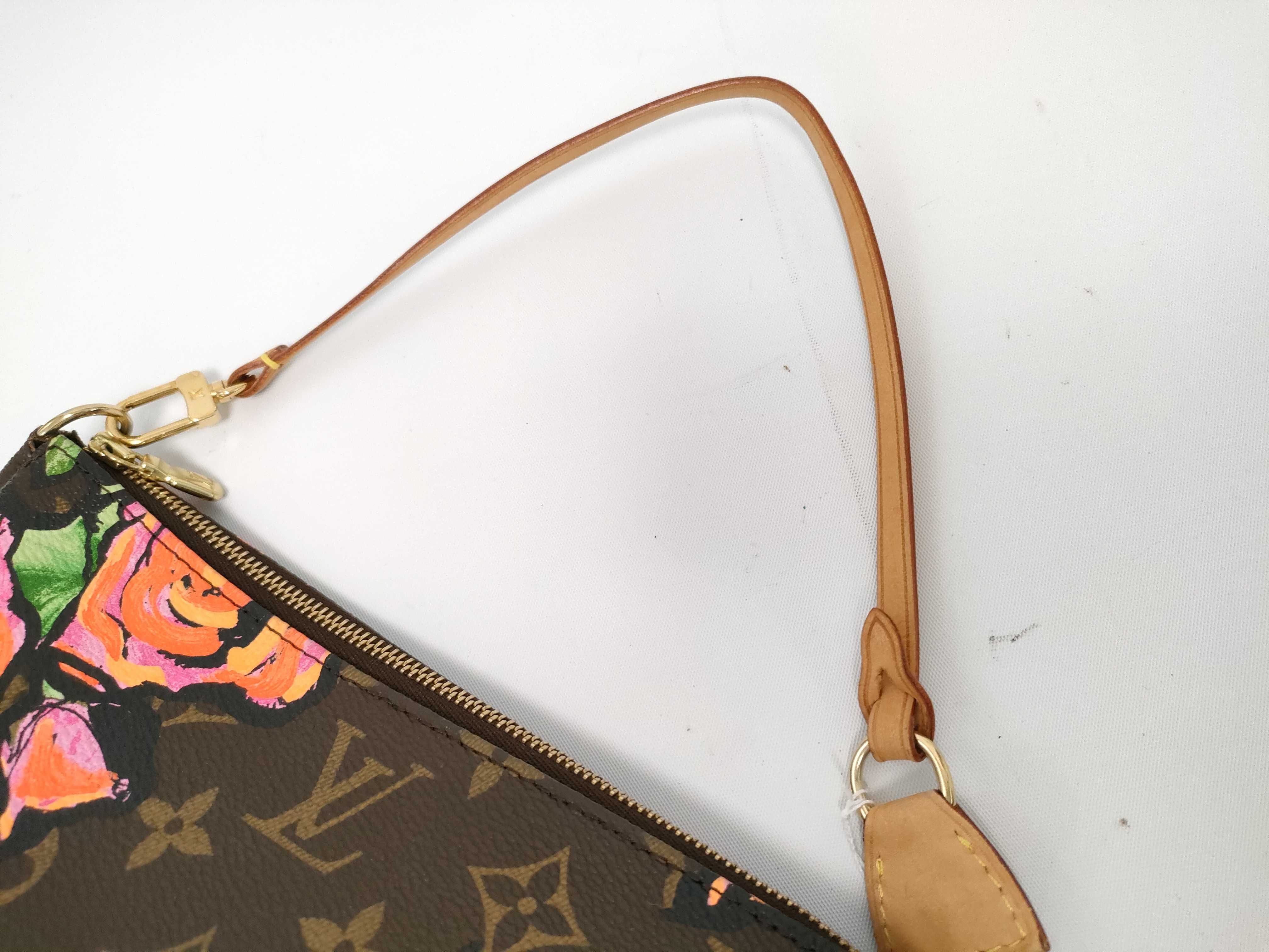 Monogram Vuitton Accessory Rose Pouch — view 3