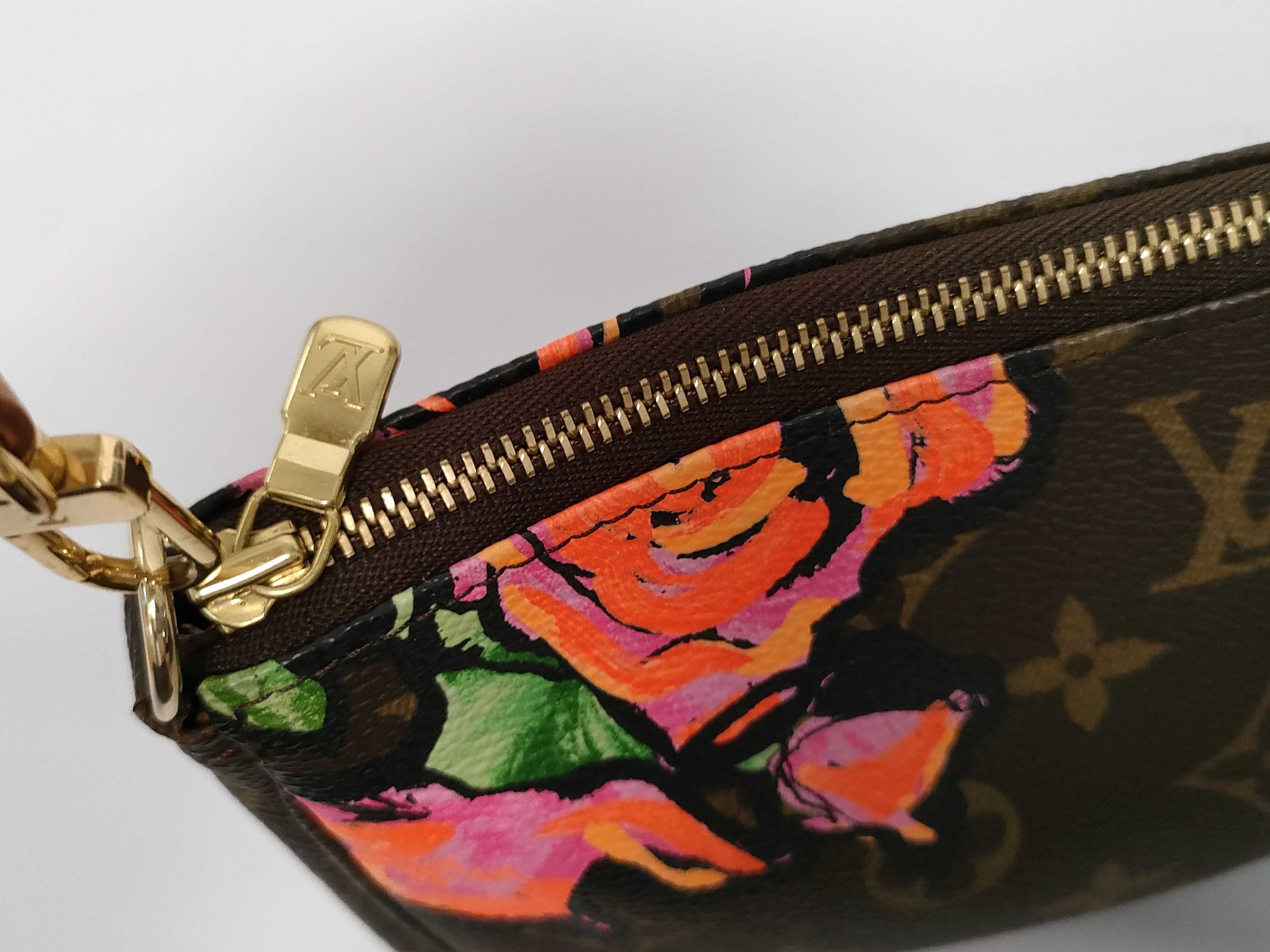 Monogram Vuitton Accessory Rose Pouch — view 5