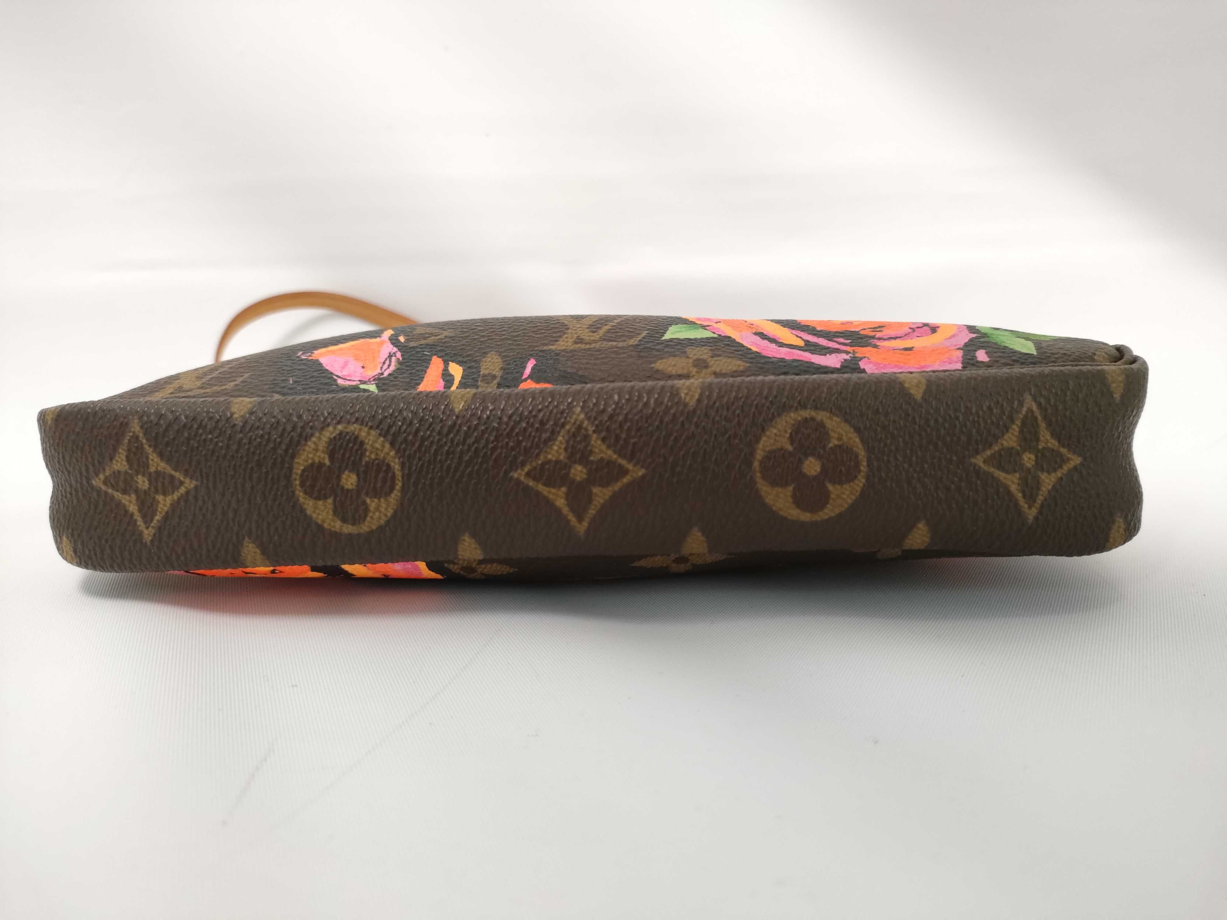 Monogram Vuitton Accessory Rose Pouch — view 8