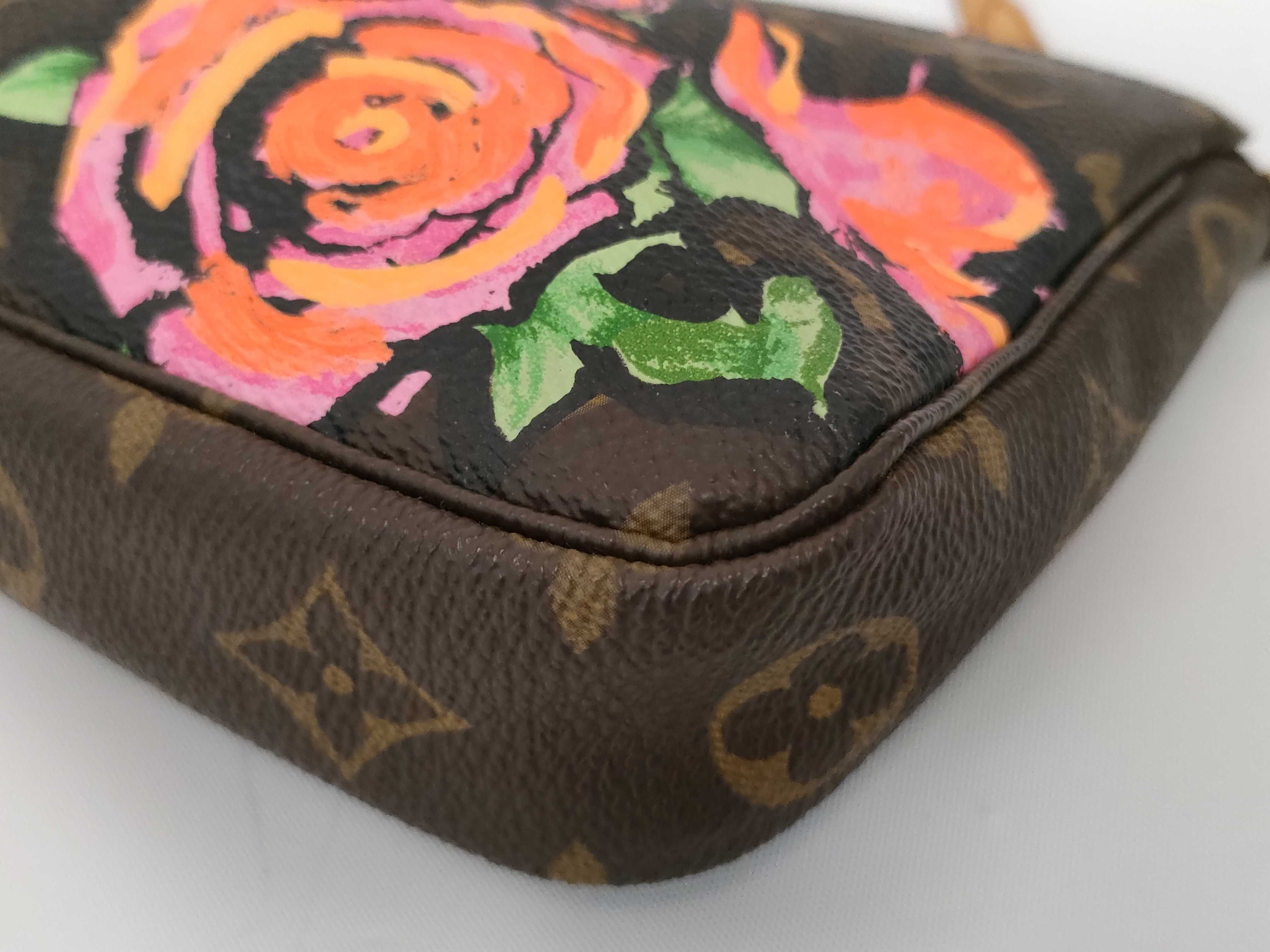 Monogram Vuitton Accessory Rose Pouch — view 9