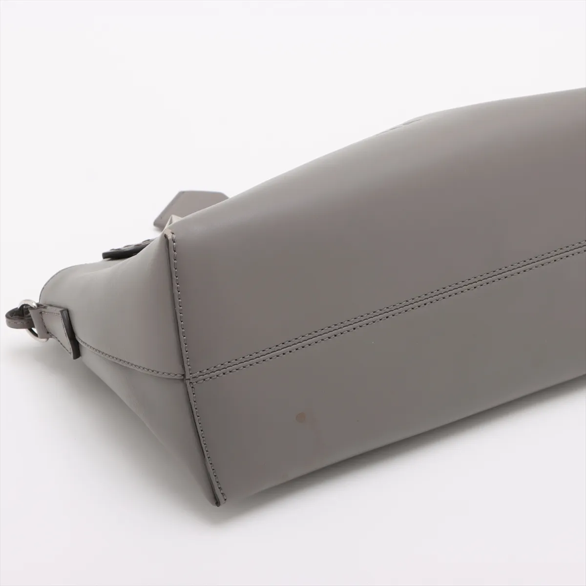 Vitheway Medium Leather 2WAY Handbag Gray 8BL146 — view 4