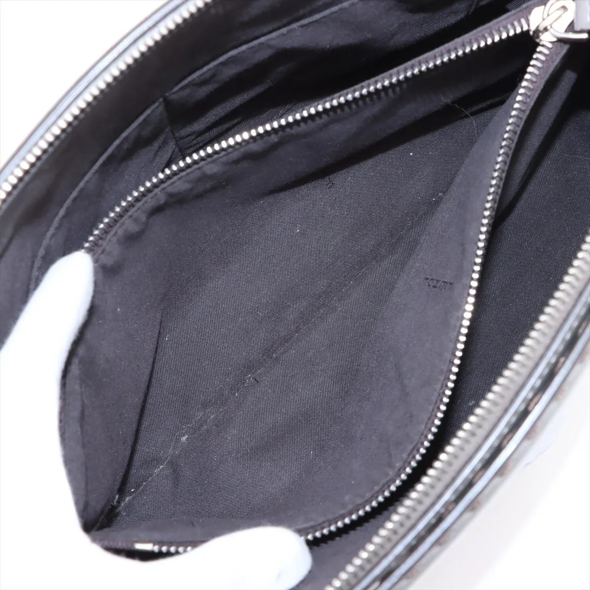 Vitheway Medium Leather 2WAY Handbag Gray 8BL146 — view 10