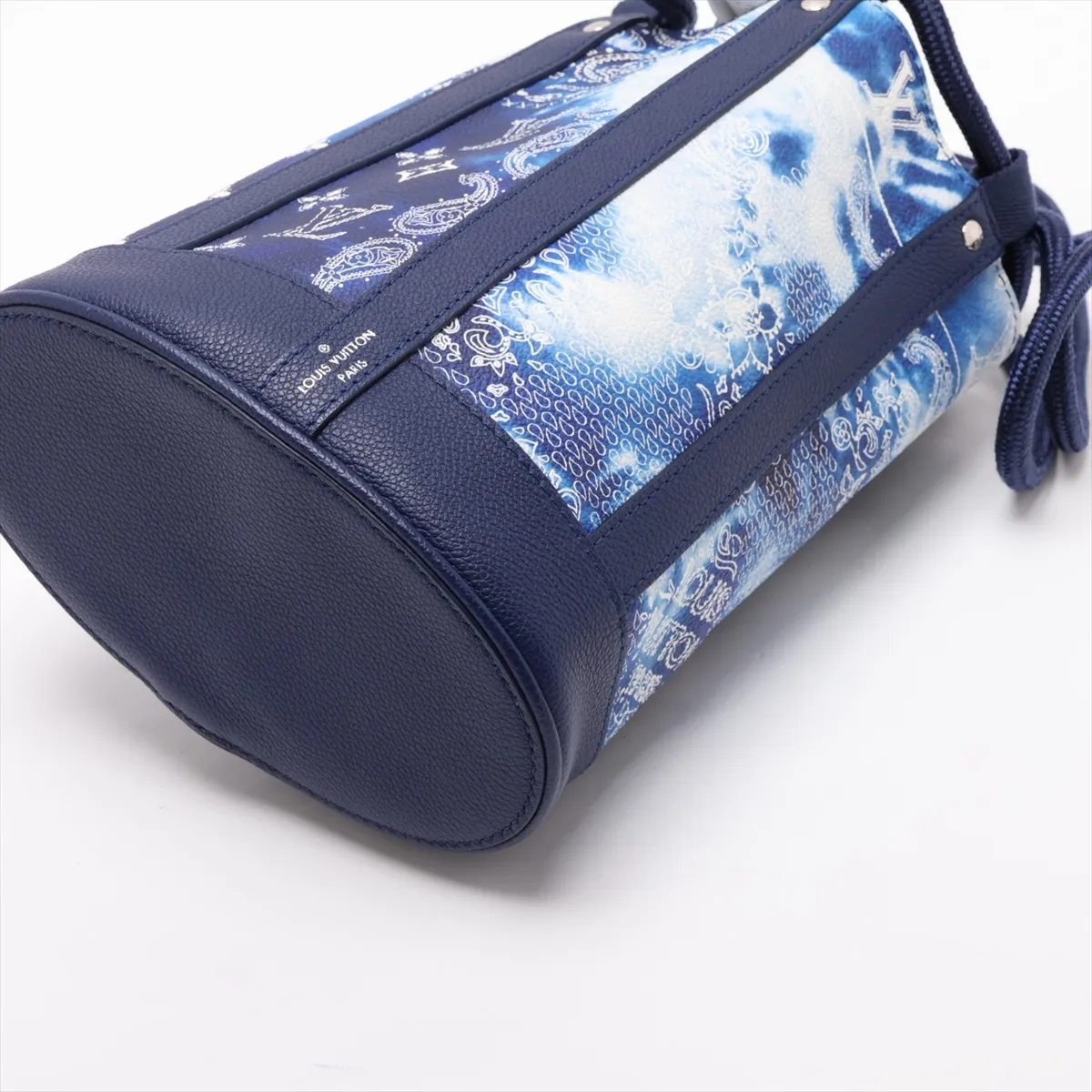 Monogram Bandana Randonee PM M20562 Blue x White (RFID detected) — view 3