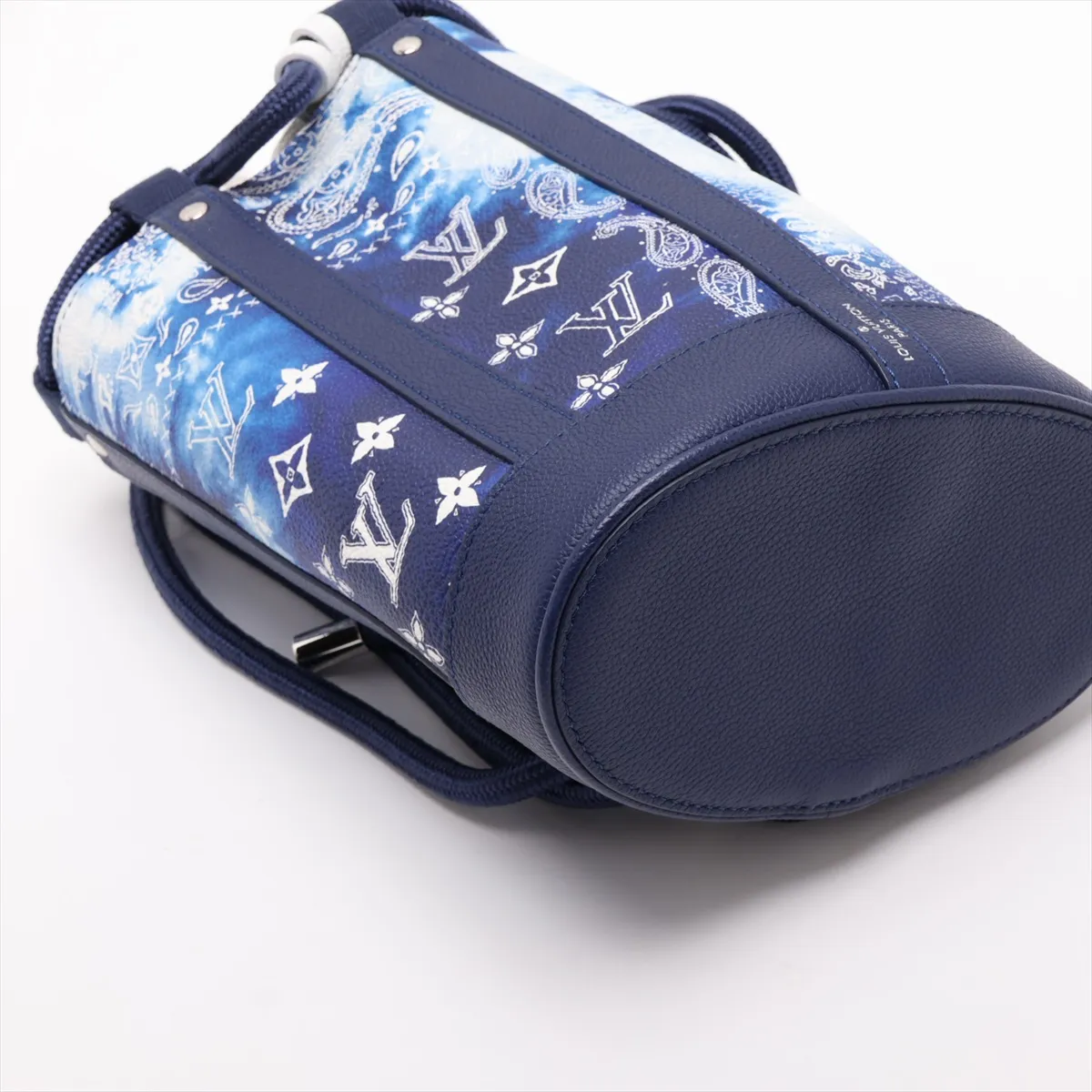Monogram Bandana Randonee PM M20562 Blue x White (RFID detected) — view 4