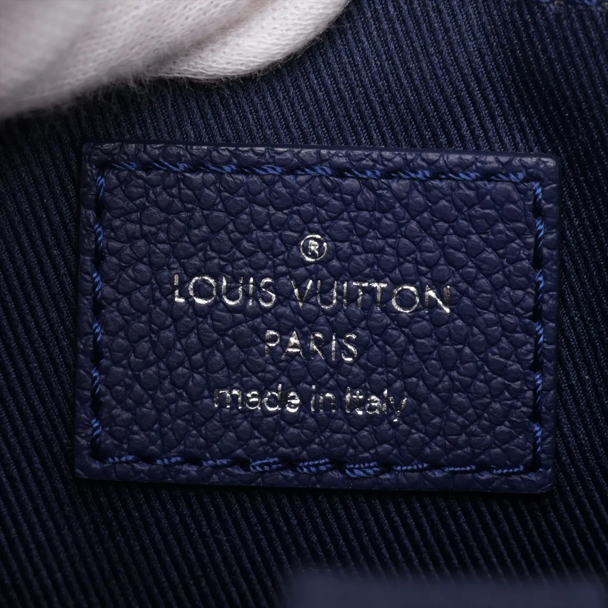 Monogram Bandana Randonee PM M20562 Blue x White (RFID detected) — view 8