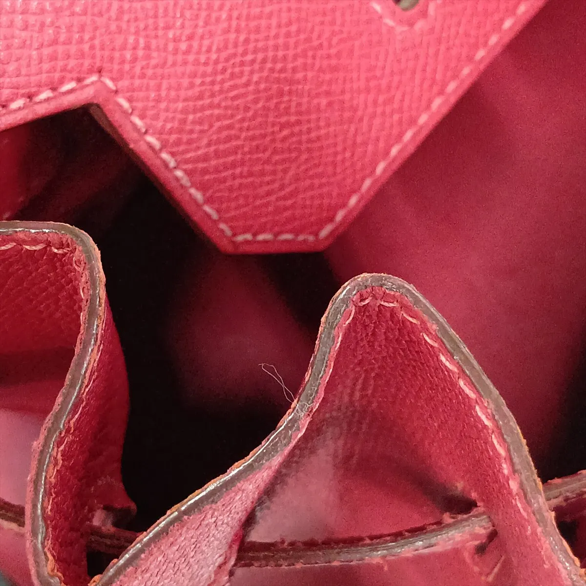 [Individually packaged] Hermes Birkin 35 Retournée Veau Epsom Rouge Vif G: 2003 — view 15