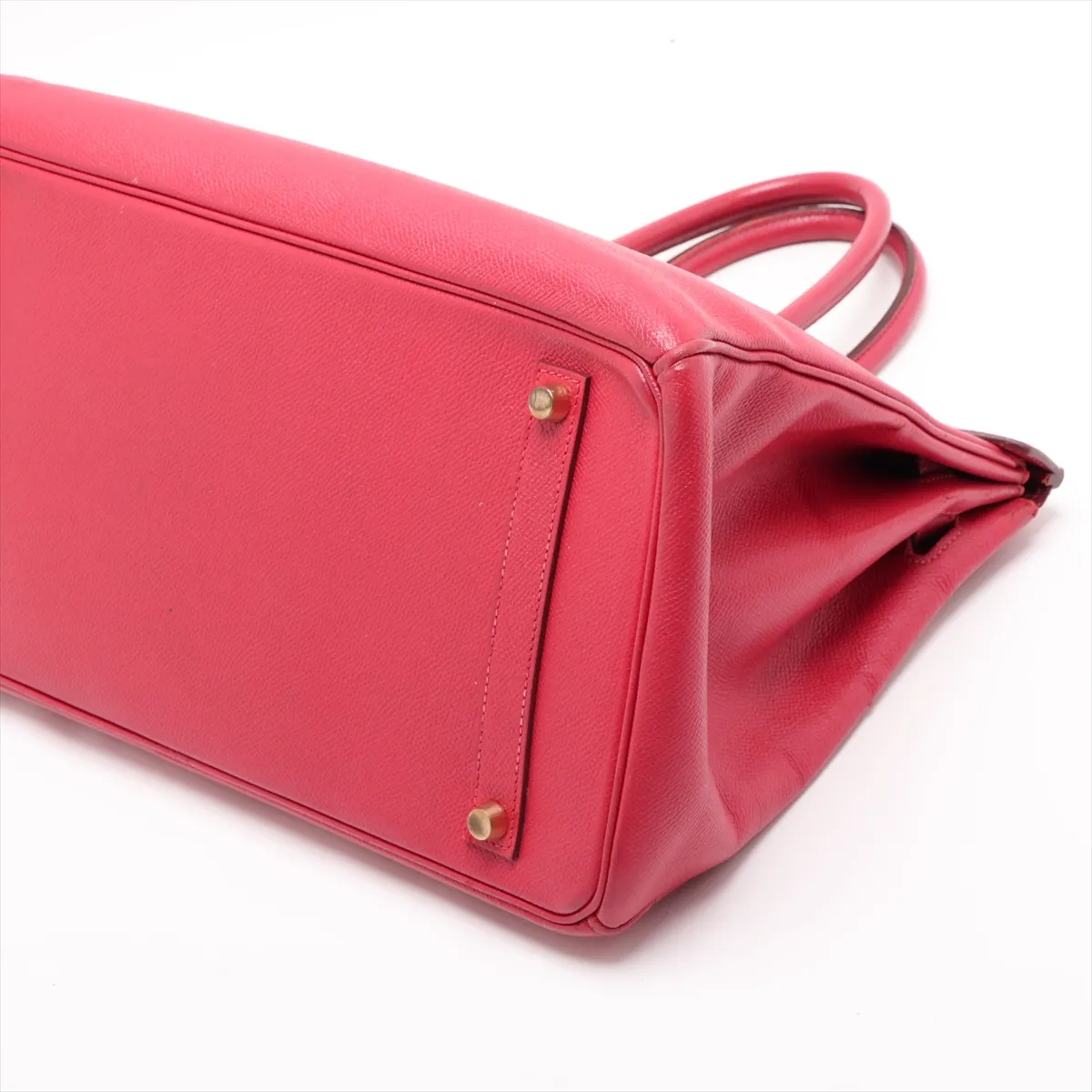 [Individually packaged] Hermes Birkin 35 Retournée Veau Epsom Rouge Vif G: 2003 — view 3
