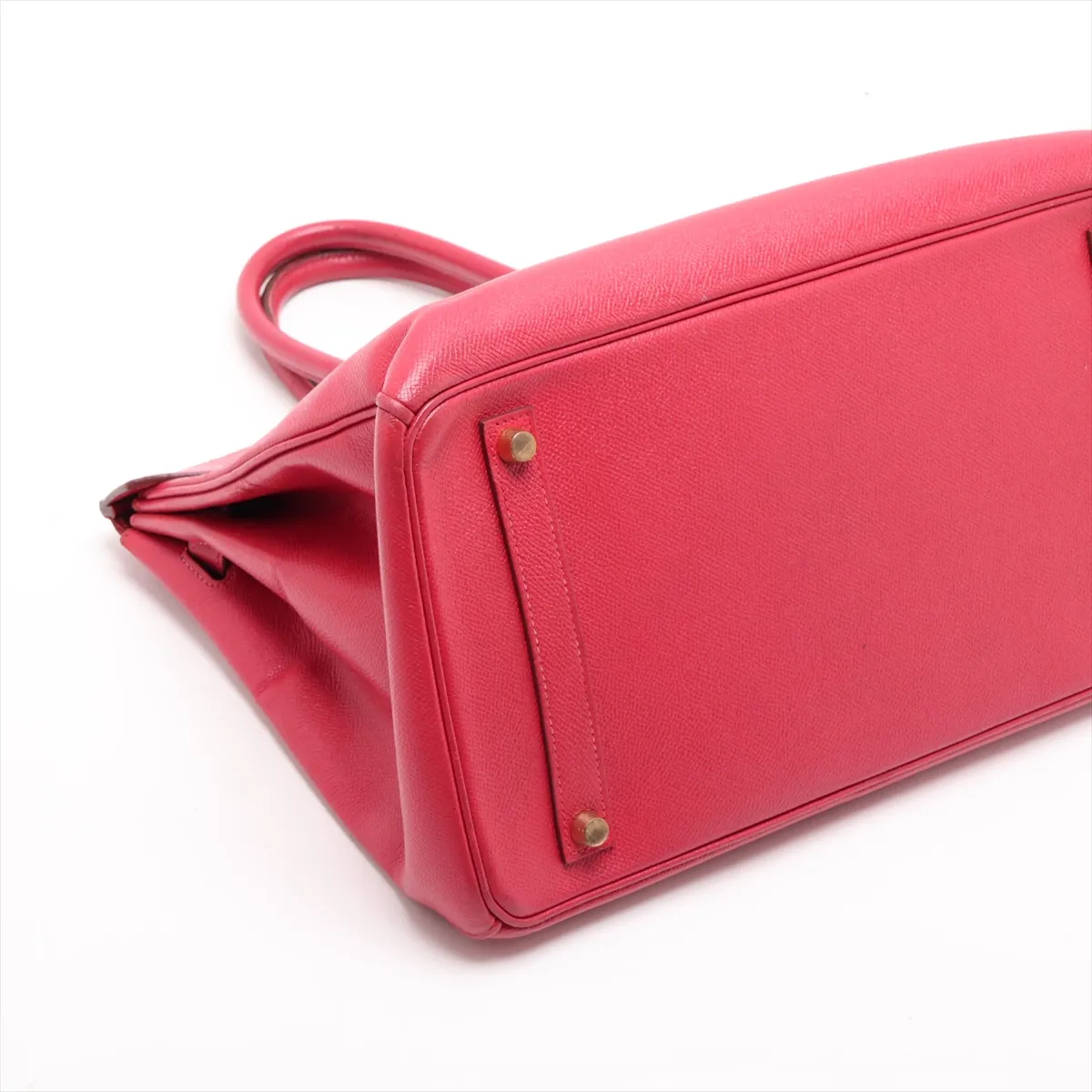 [Individually packaged] Hermes Birkin 35 Retournée Veau Epsom Rouge Vif G: 2003 — view 4
