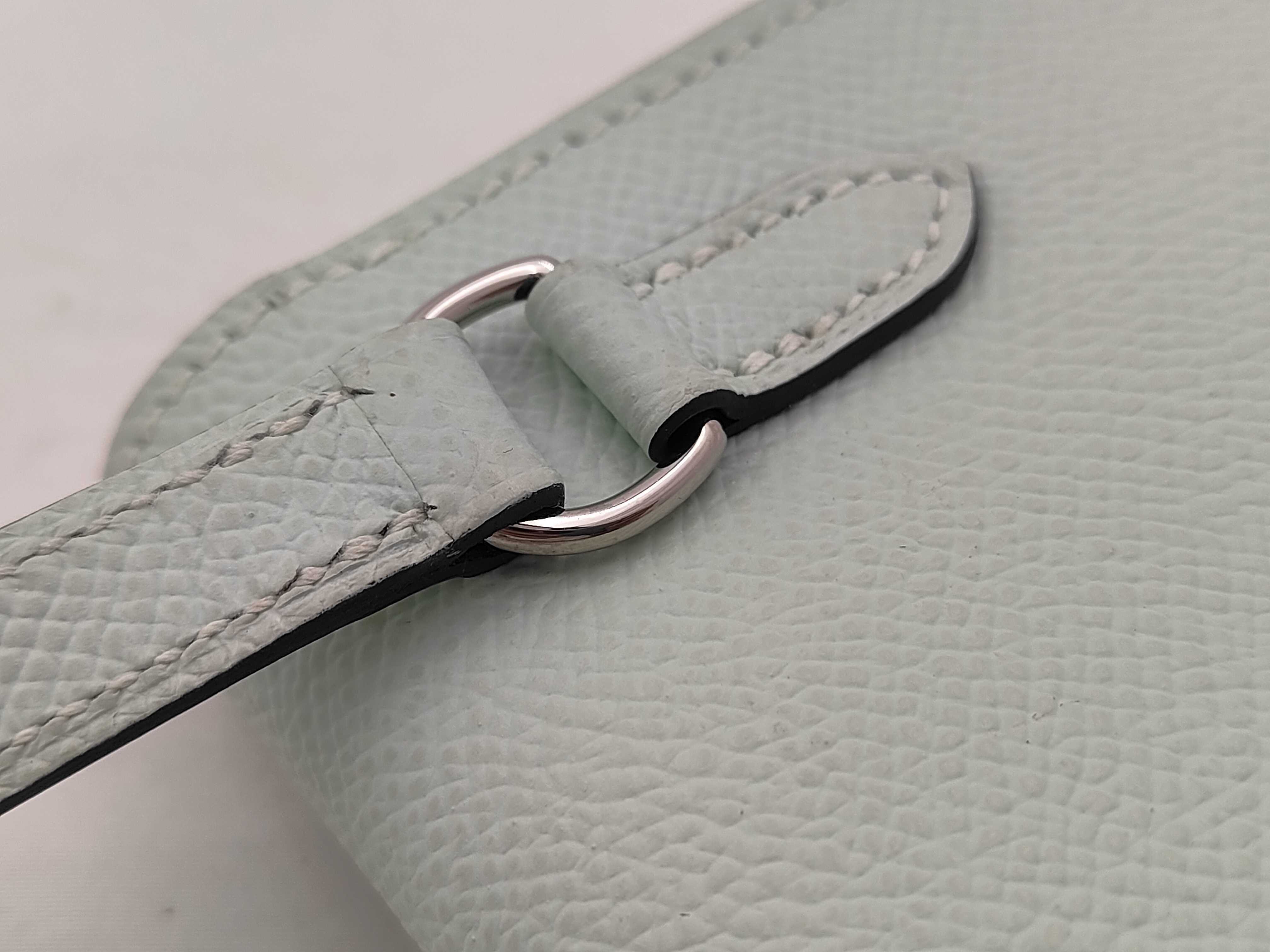 Shoulder Wallet Nap To Go Veau Epsom Vert Peppermint K Stamp Shoulder Bag — view 5