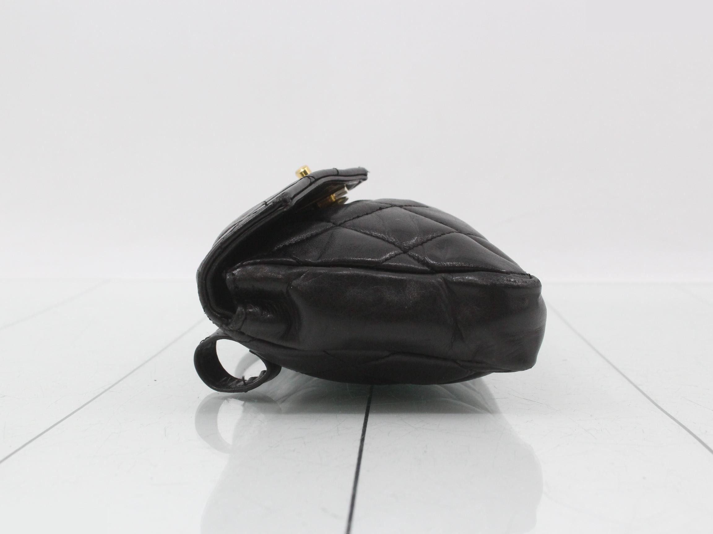 Matelassé Lamb Chain Waist Bag — view 4