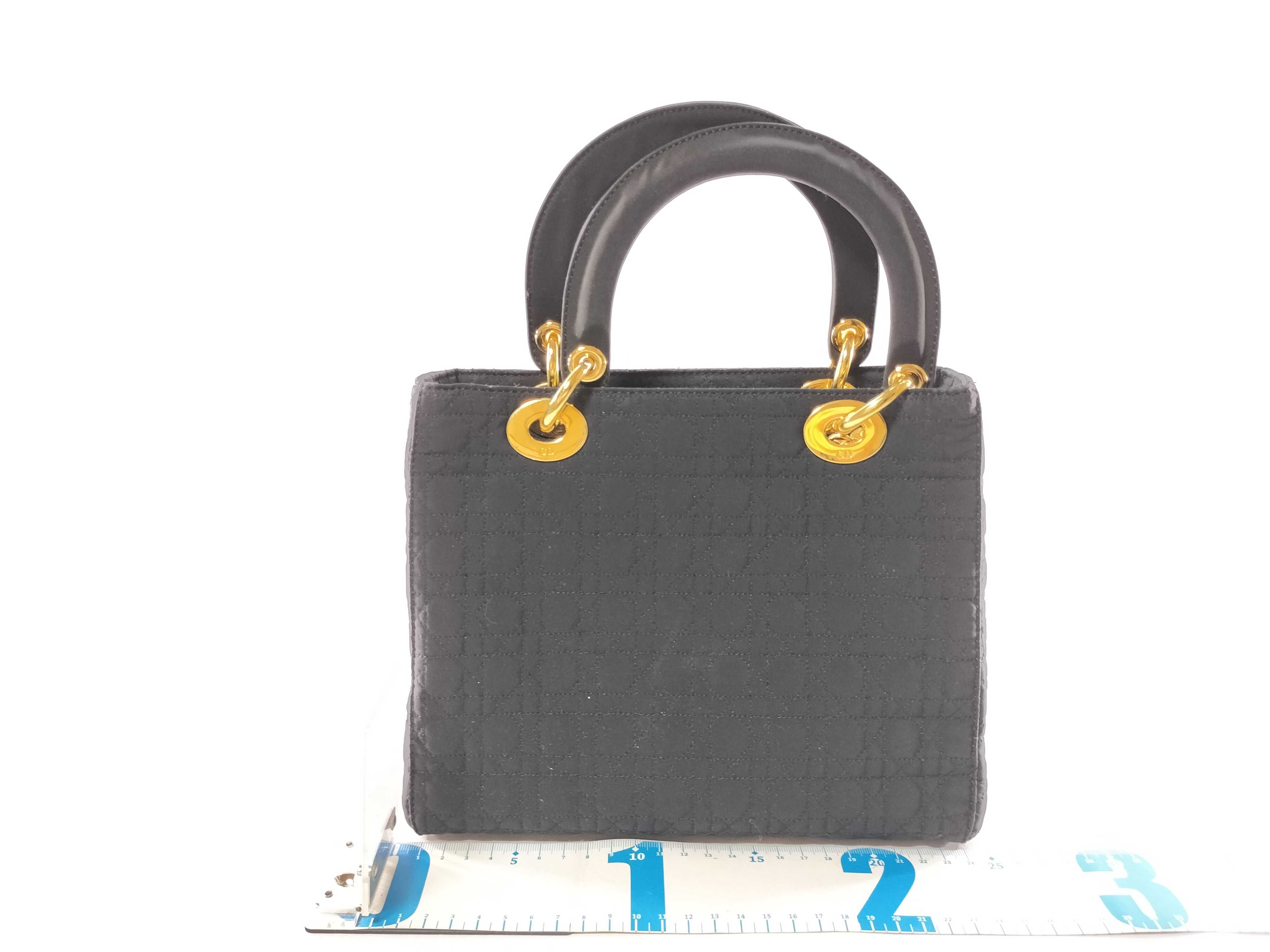 Lady Dior Cannage Denim Mini Handbag — view 2