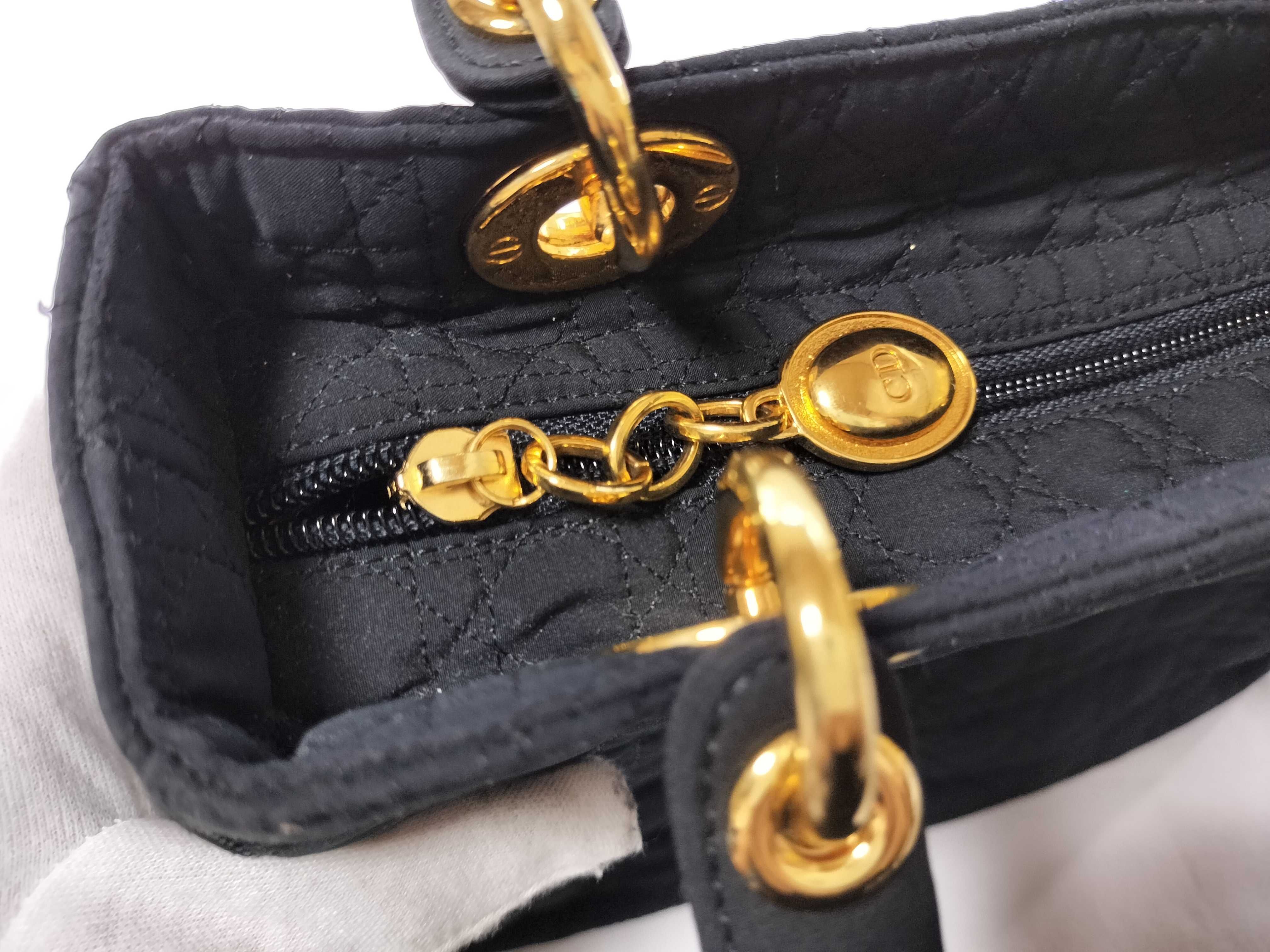 Lady Dior Cannage Denim Mini Handbag — view 13