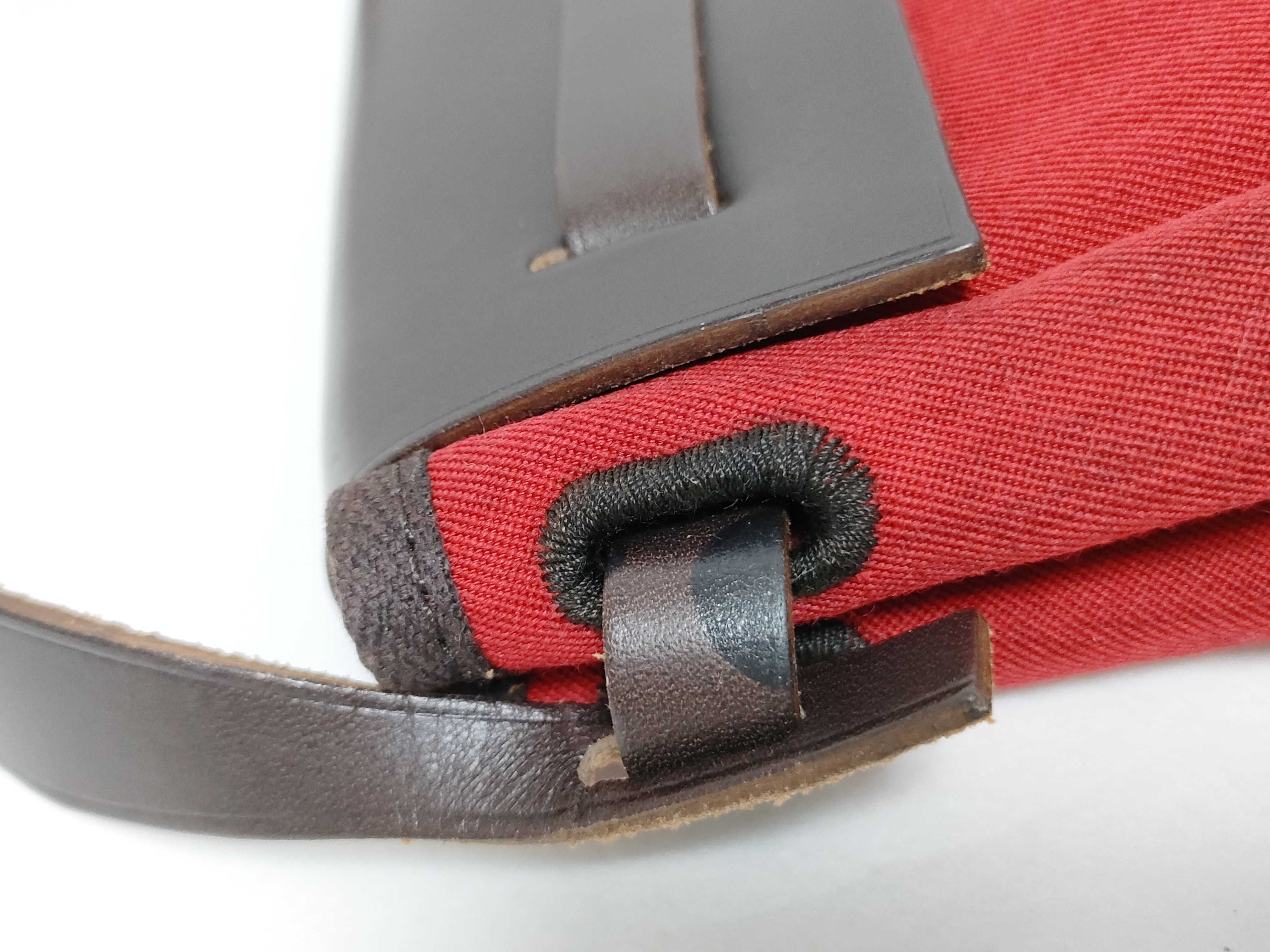 Herbag TPM Shoulder Bag Canvas Leather Red Shoulder Bag — view 5