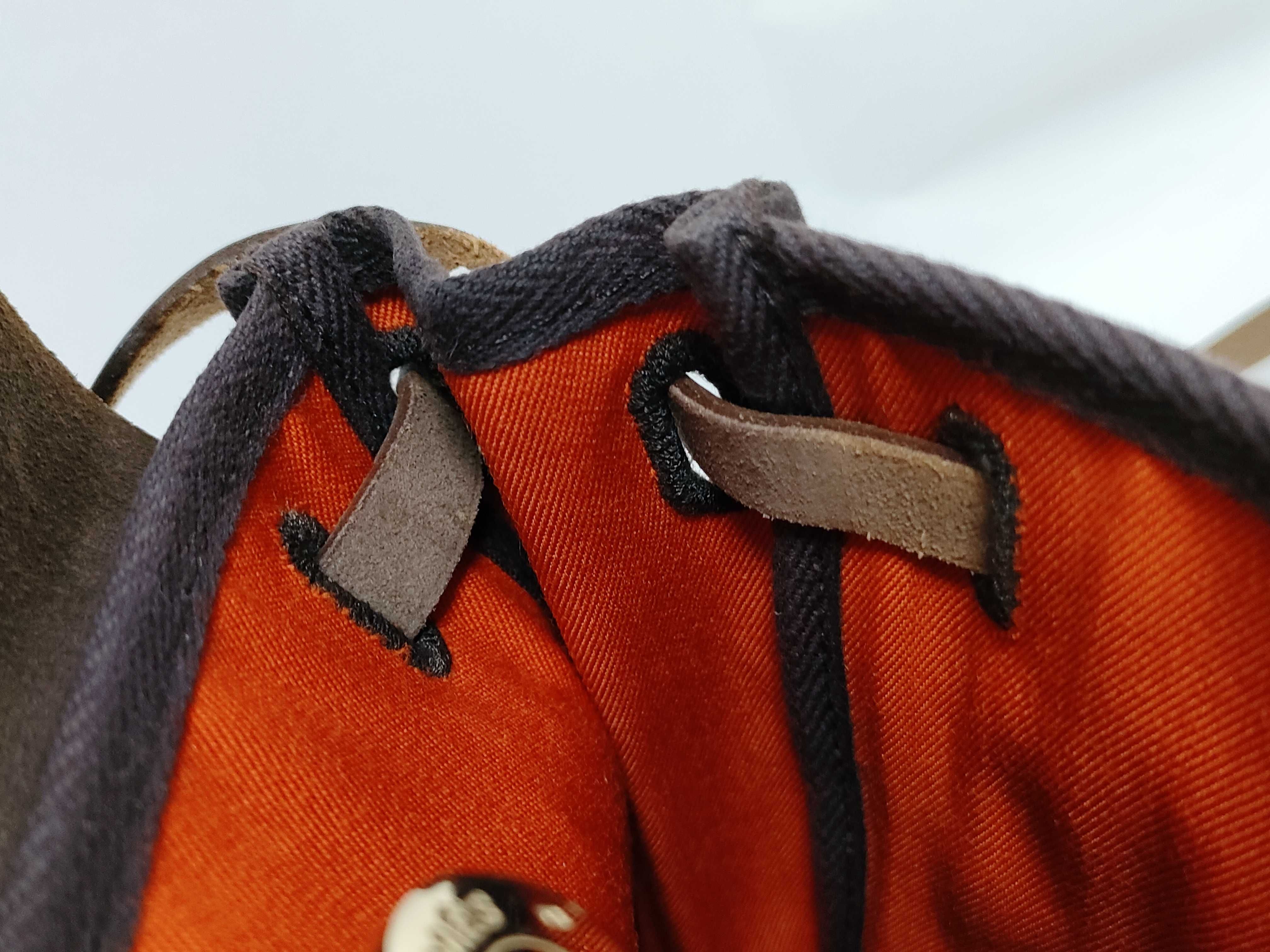 Herbag TPM Shoulder Bag Canvas Leather Red Shoulder Bag — view 9