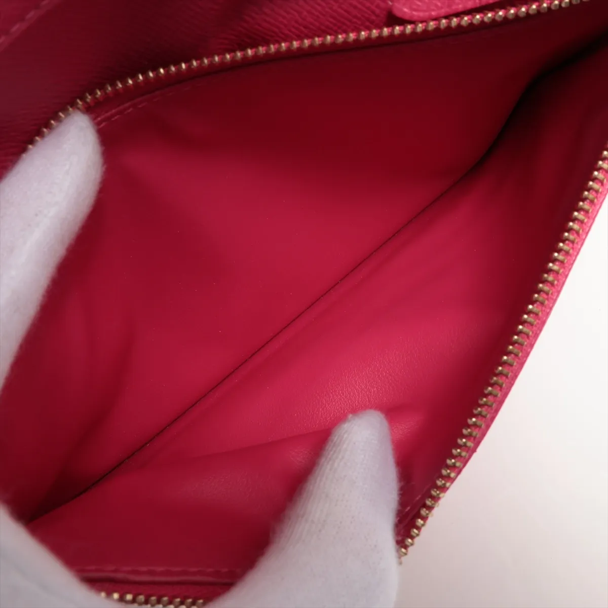 Monogram Portefail Unsolit M66701 CA2049 Brown x Pink Long Wallet — view 6