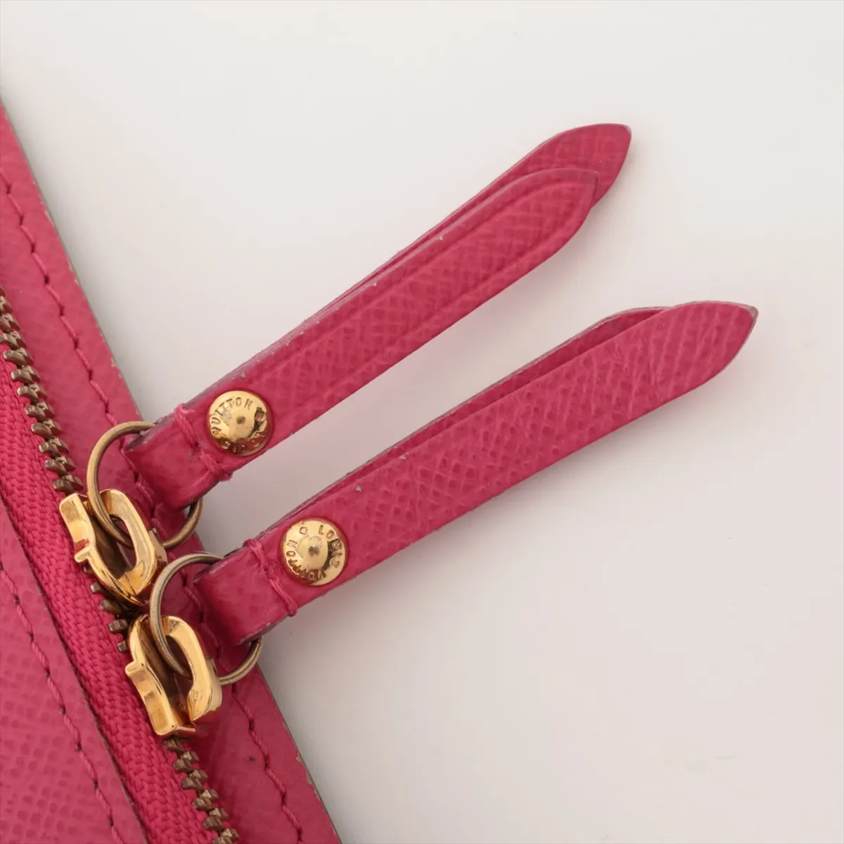 Monogram Portefail Unsolit M66701 CA2049 Brown x Pink Long Wallet — view 10