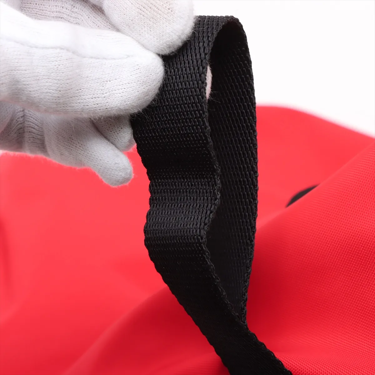 Wheel Nylon Backpack/Rucksack Red x Black 507460 — view 12