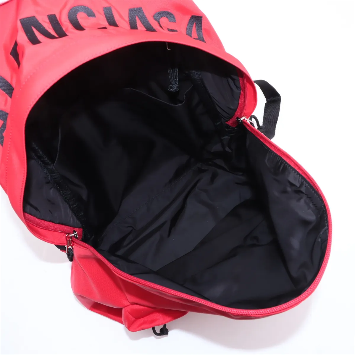 Wheel Nylon Backpack/Rucksack Red x Black 507460 — view 7
