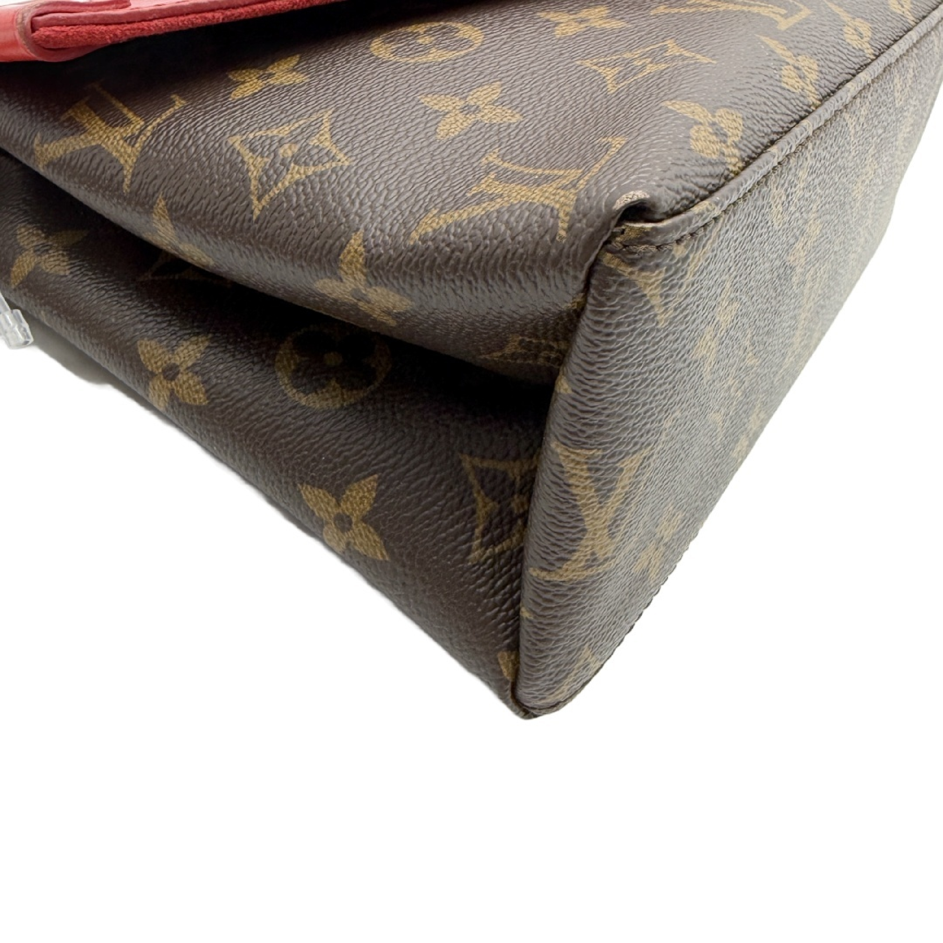 Monogram Epi Red 2-Way Shoulder Bag Handbag Shoulder Bag — view 4