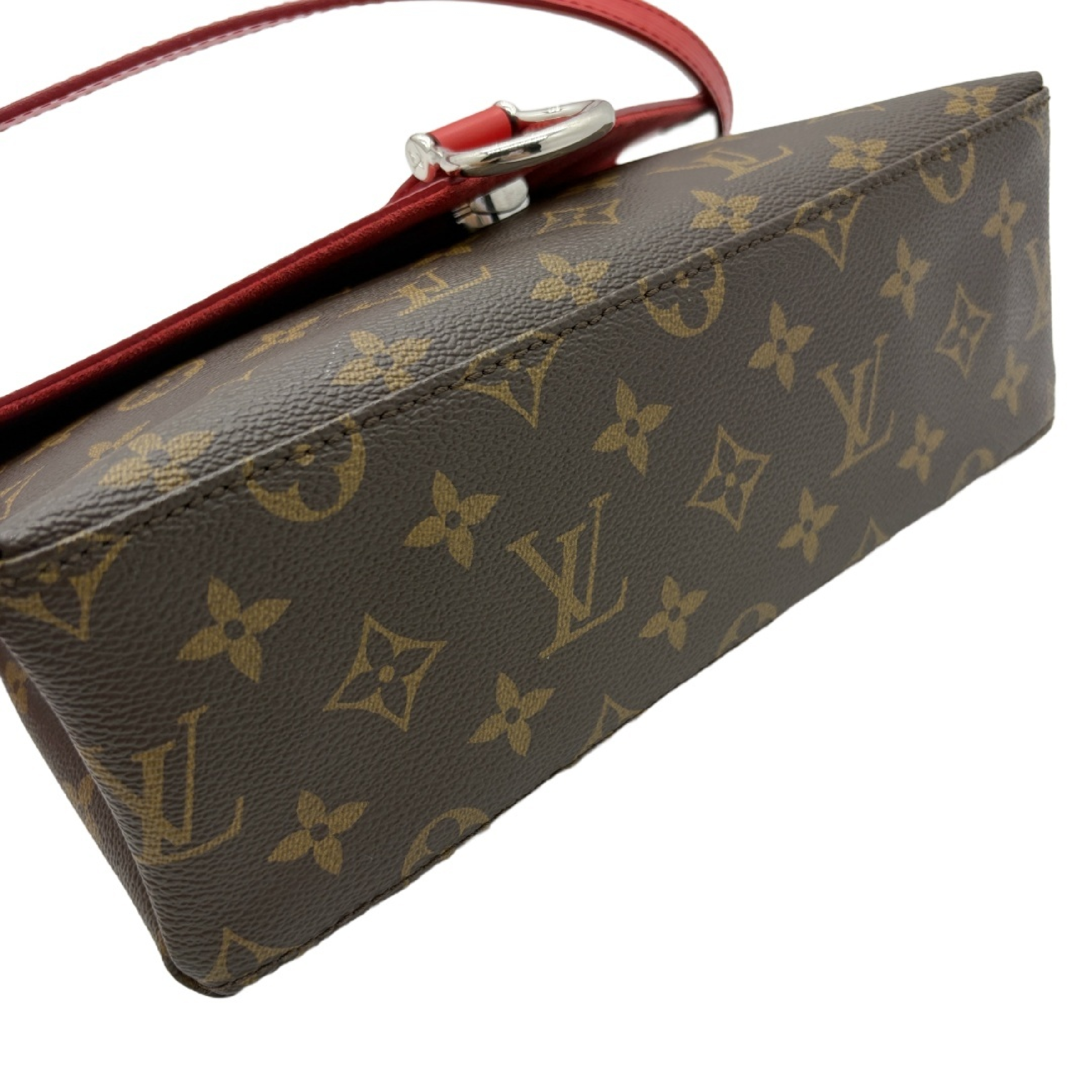 Monogram Epi Red 2-Way Shoulder Bag Handbag Shoulder Bag — view 5