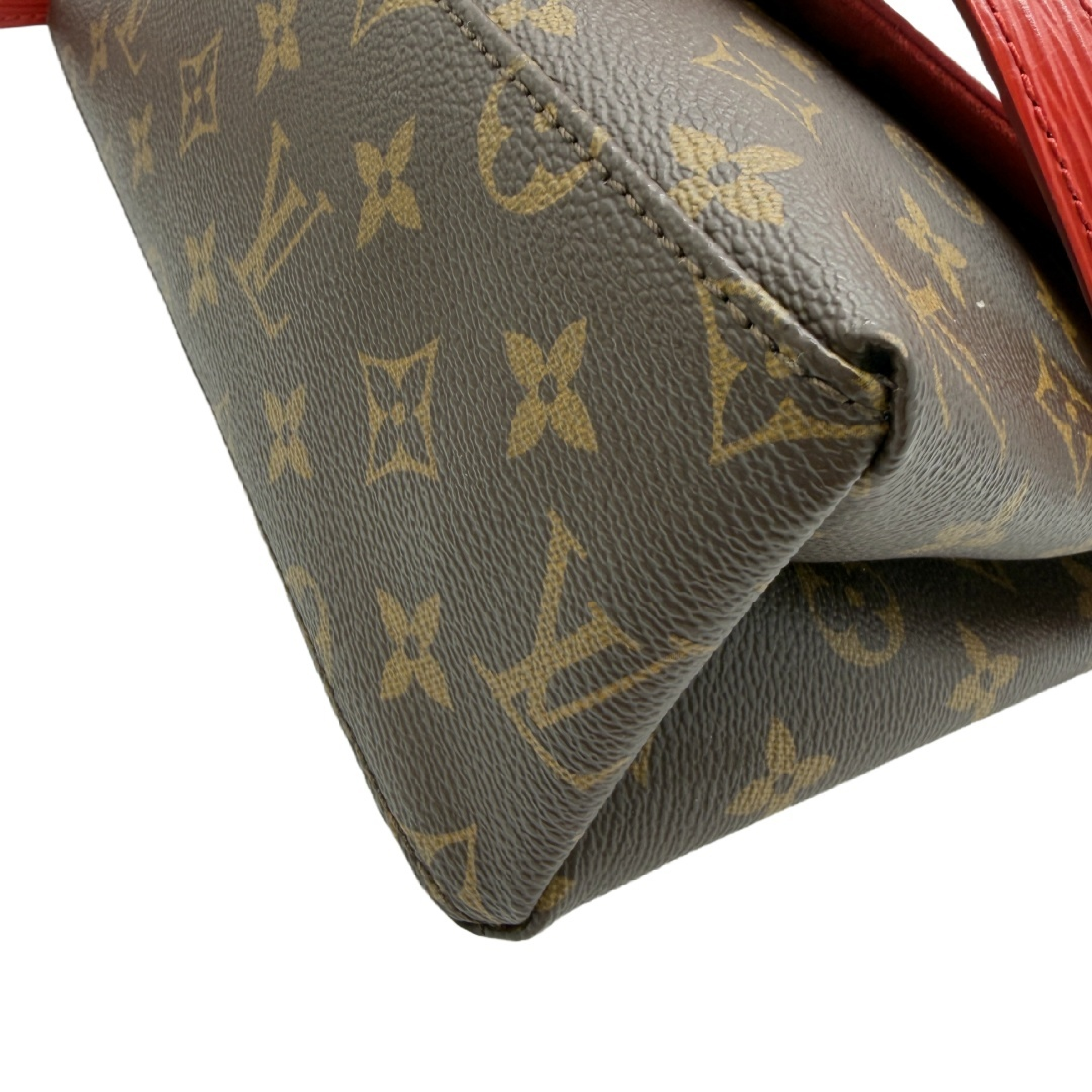 Monogram Epi Red 2-Way Shoulder Bag Handbag Shoulder Bag — view 6