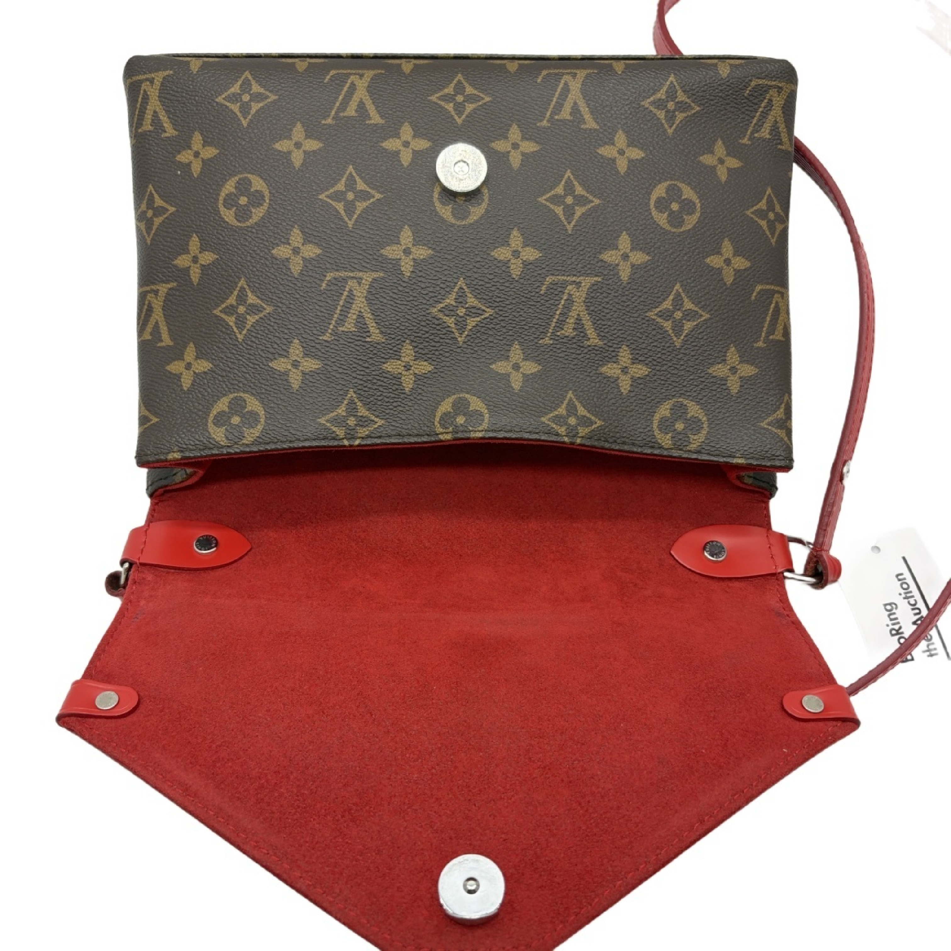 Monogram Epi Red 2-Way Shoulder Bag Handbag Shoulder Bag — view 8