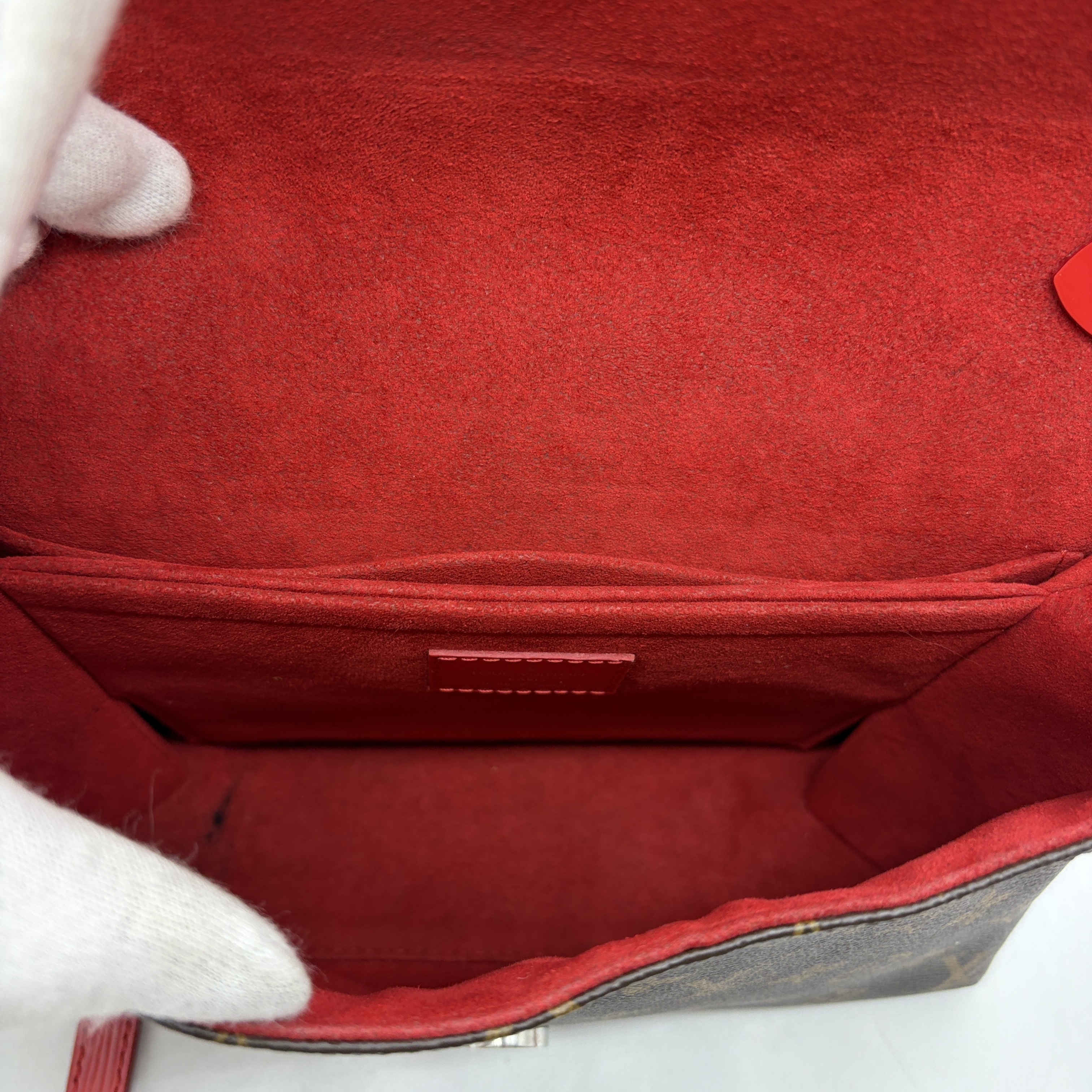 Monogram Epi Red 2-Way Shoulder Bag Handbag Shoulder Bag — view 9