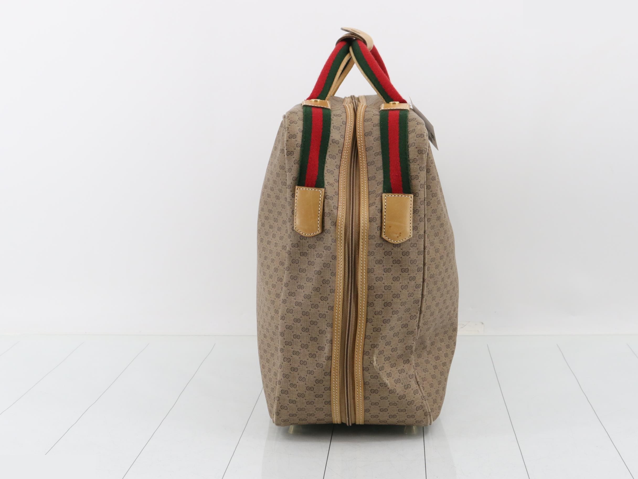 Micro GG Sherry Line PVC Boston Bag — view 4