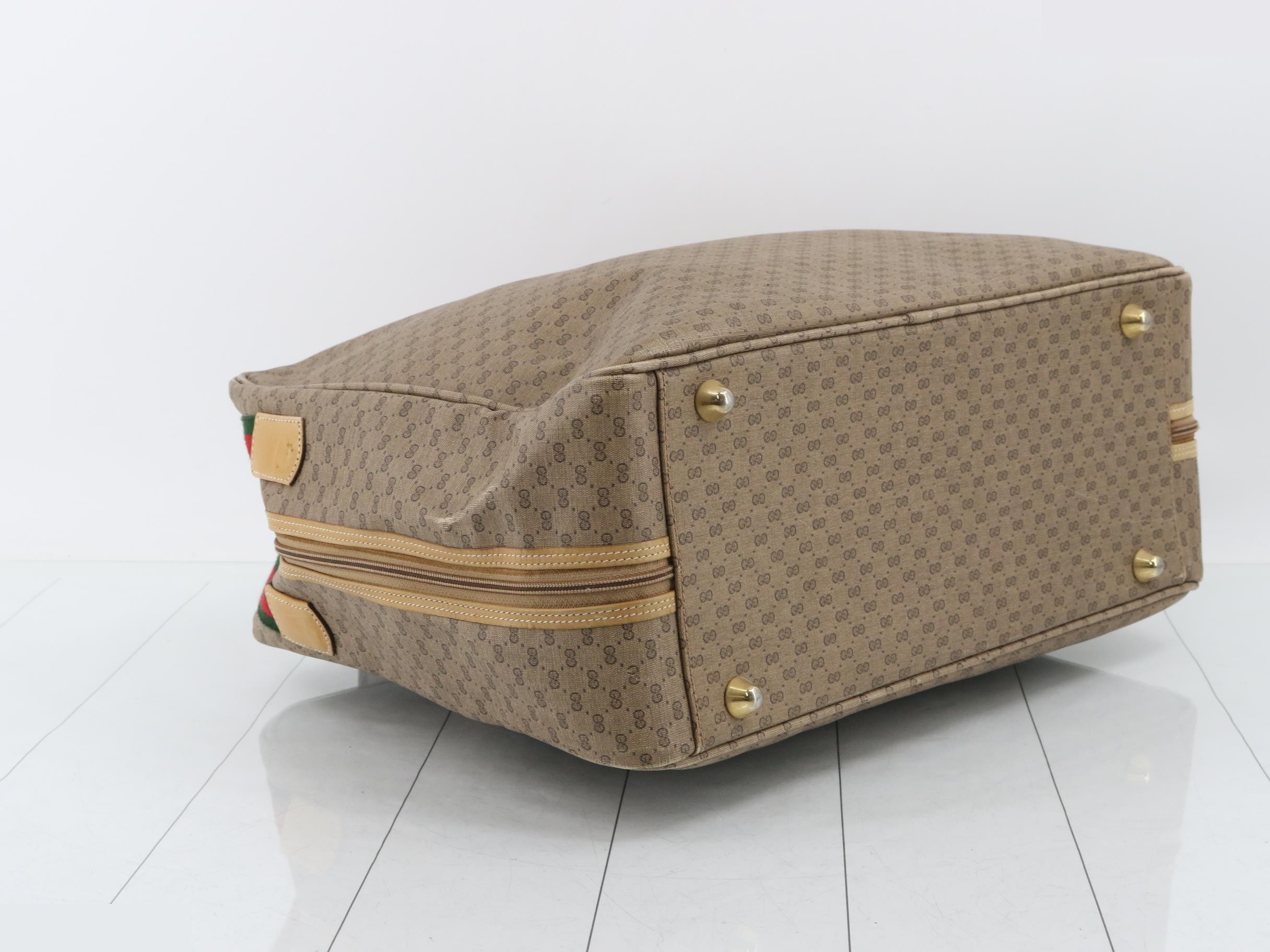 Micro GG Sherry Line PVC Boston Bag — view 5