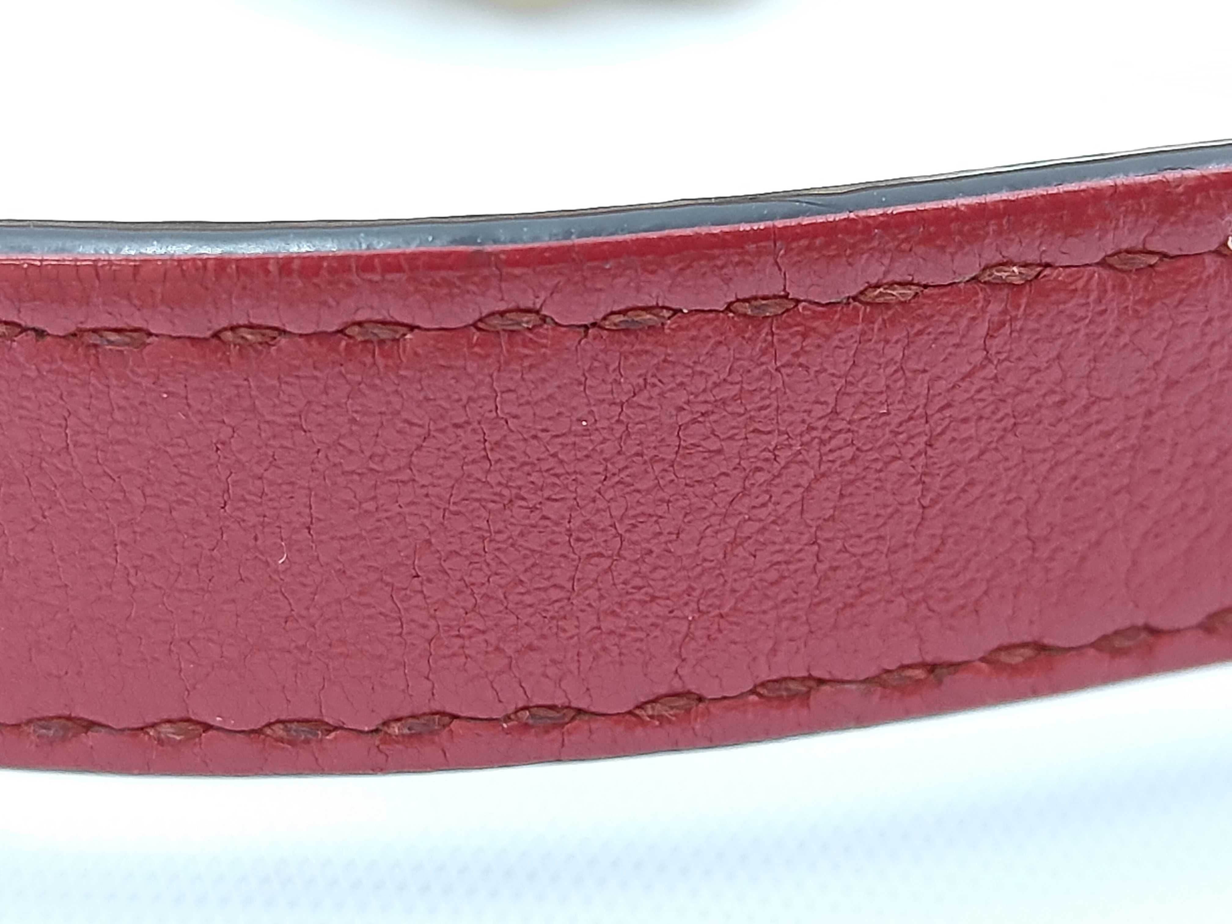 GG Marmont Red Leather Shoulder Bag 443497 G026269 658 — view 4